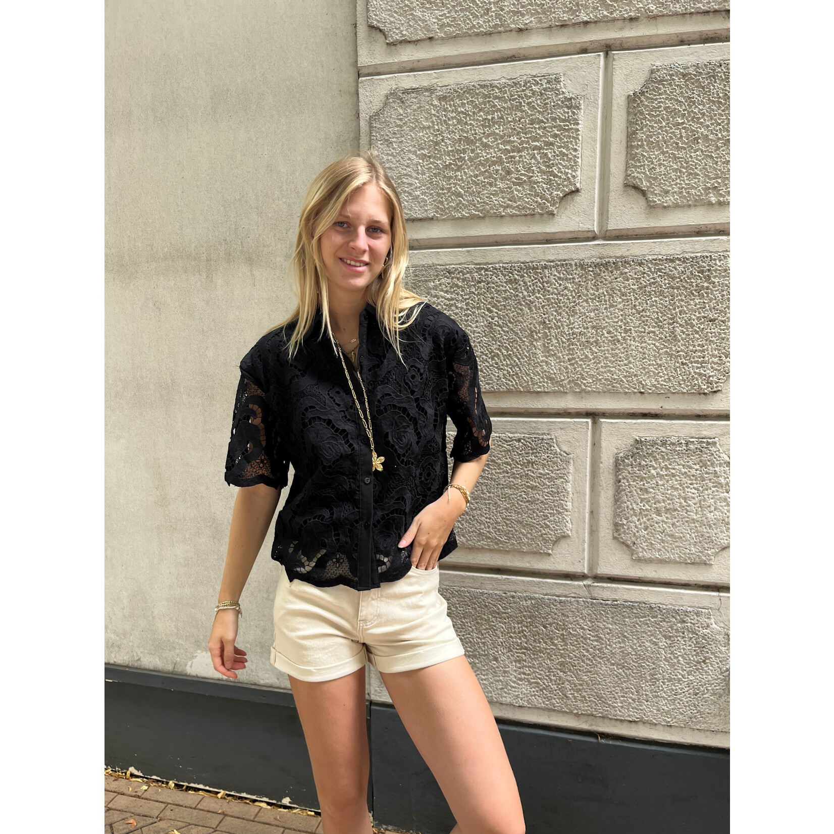 Flo Boutique Top Louisa Black