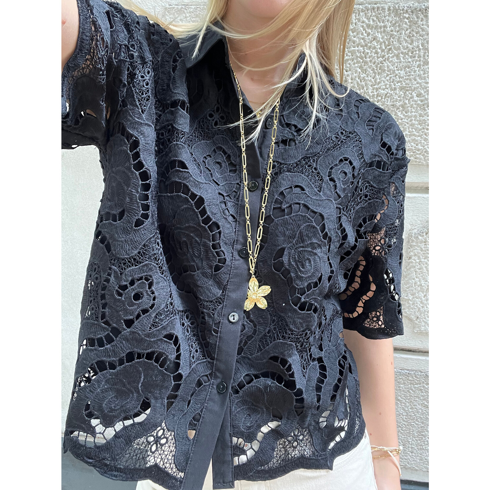 Flo Boutique Top Louisa Black