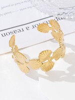Flo Boutique Big Flower Bangle goud