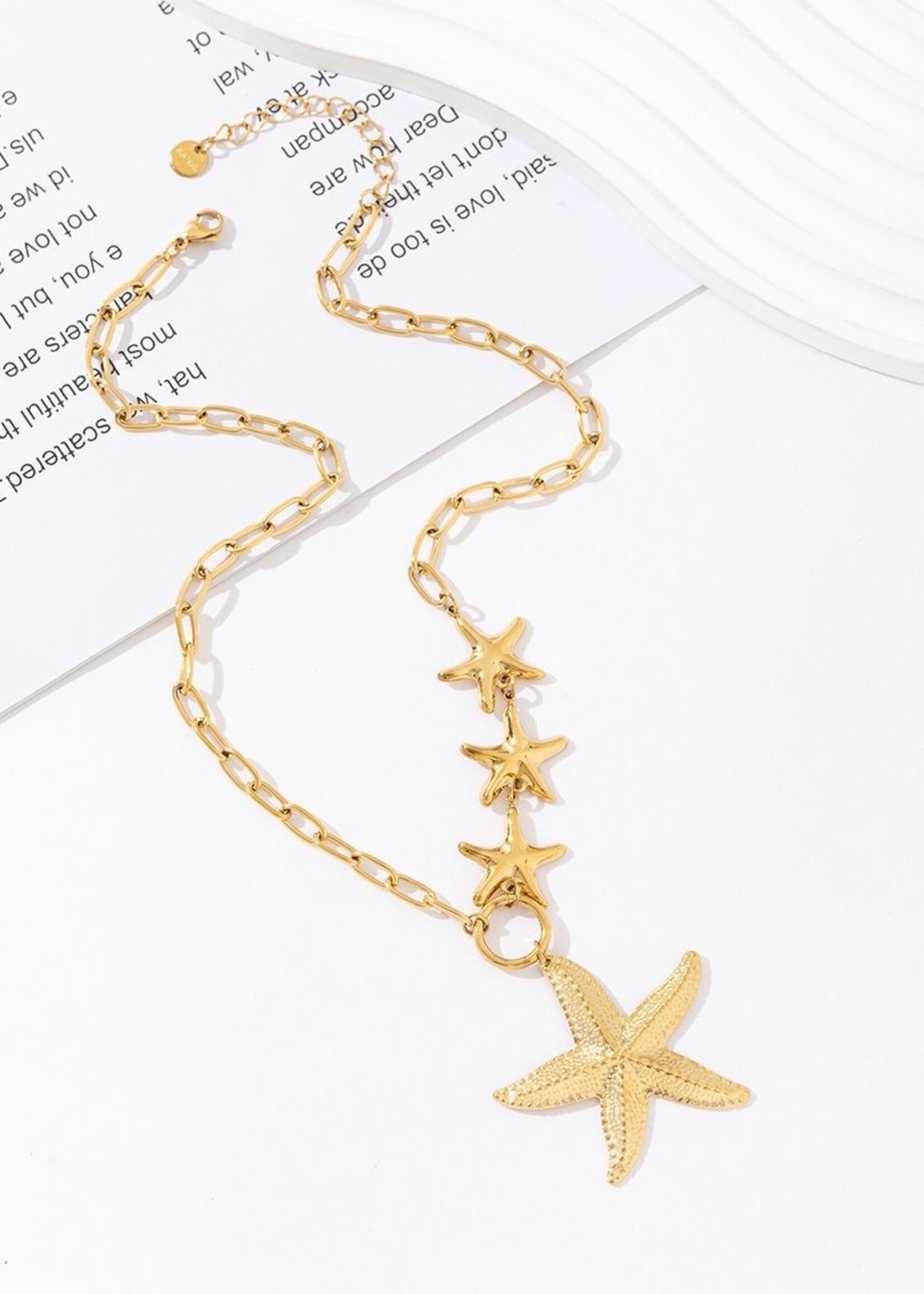 Flo Boutique Bedelketting Starfishes