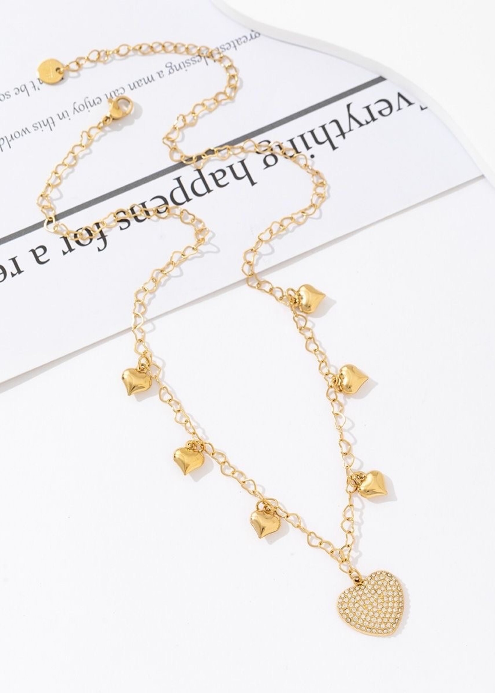 Flo Boutique Ketting Sparkling love