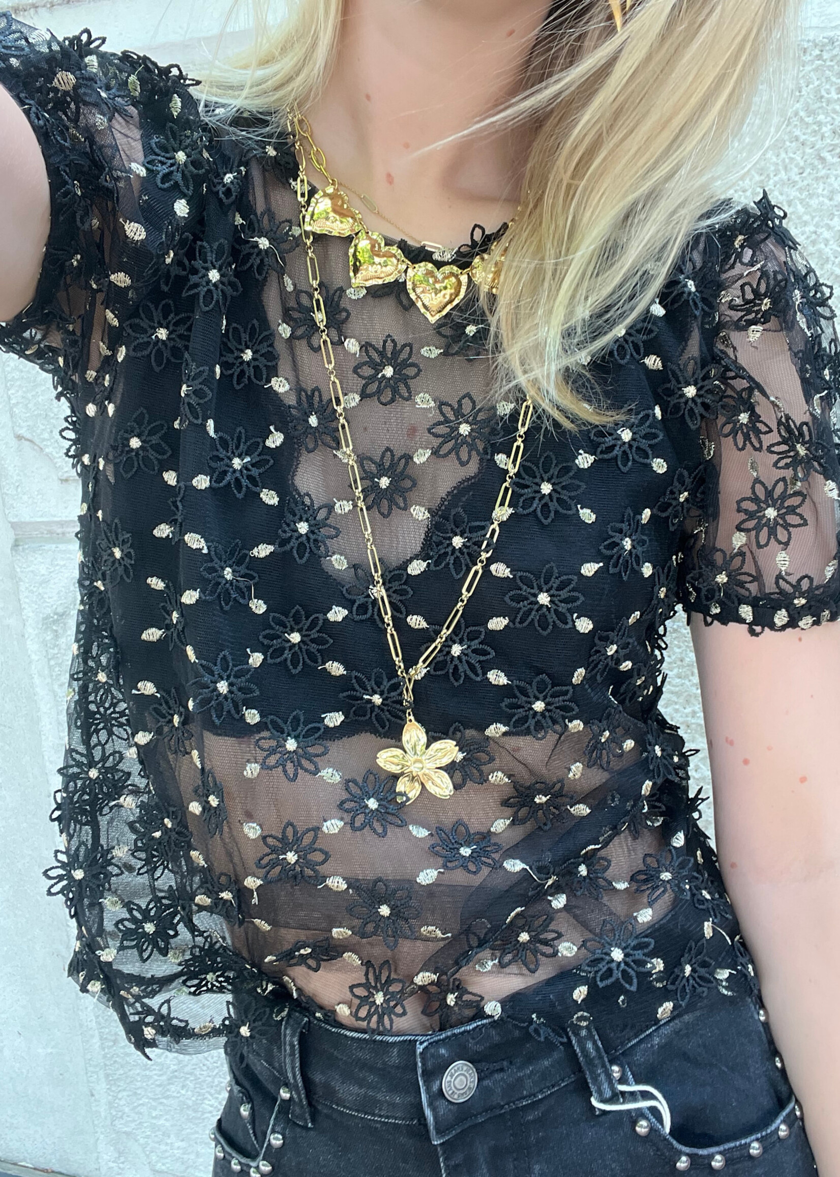 Flo Boutique Top Vivian Black