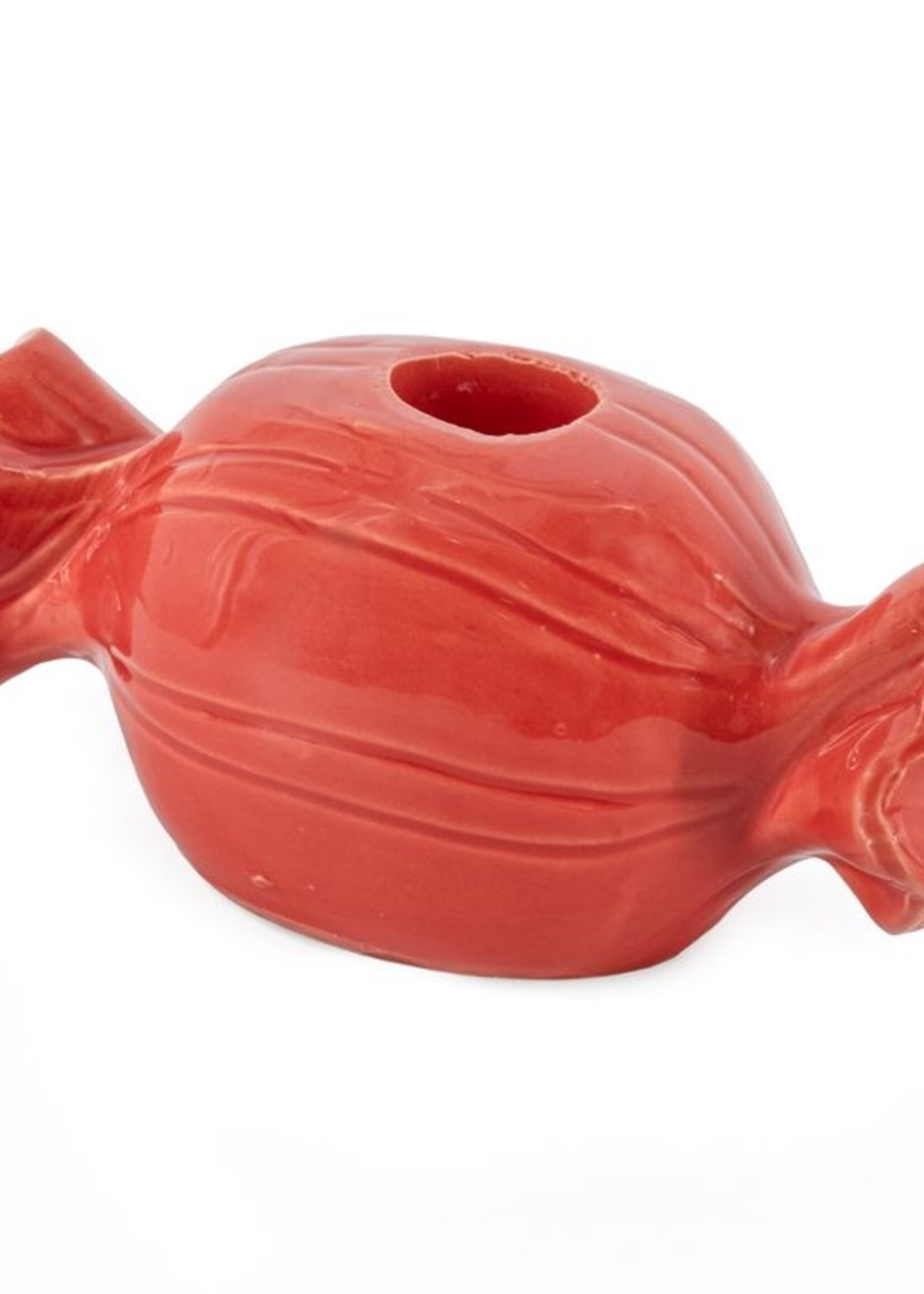 Kolony Aardewerk Kaarsenstandaard Candy Red