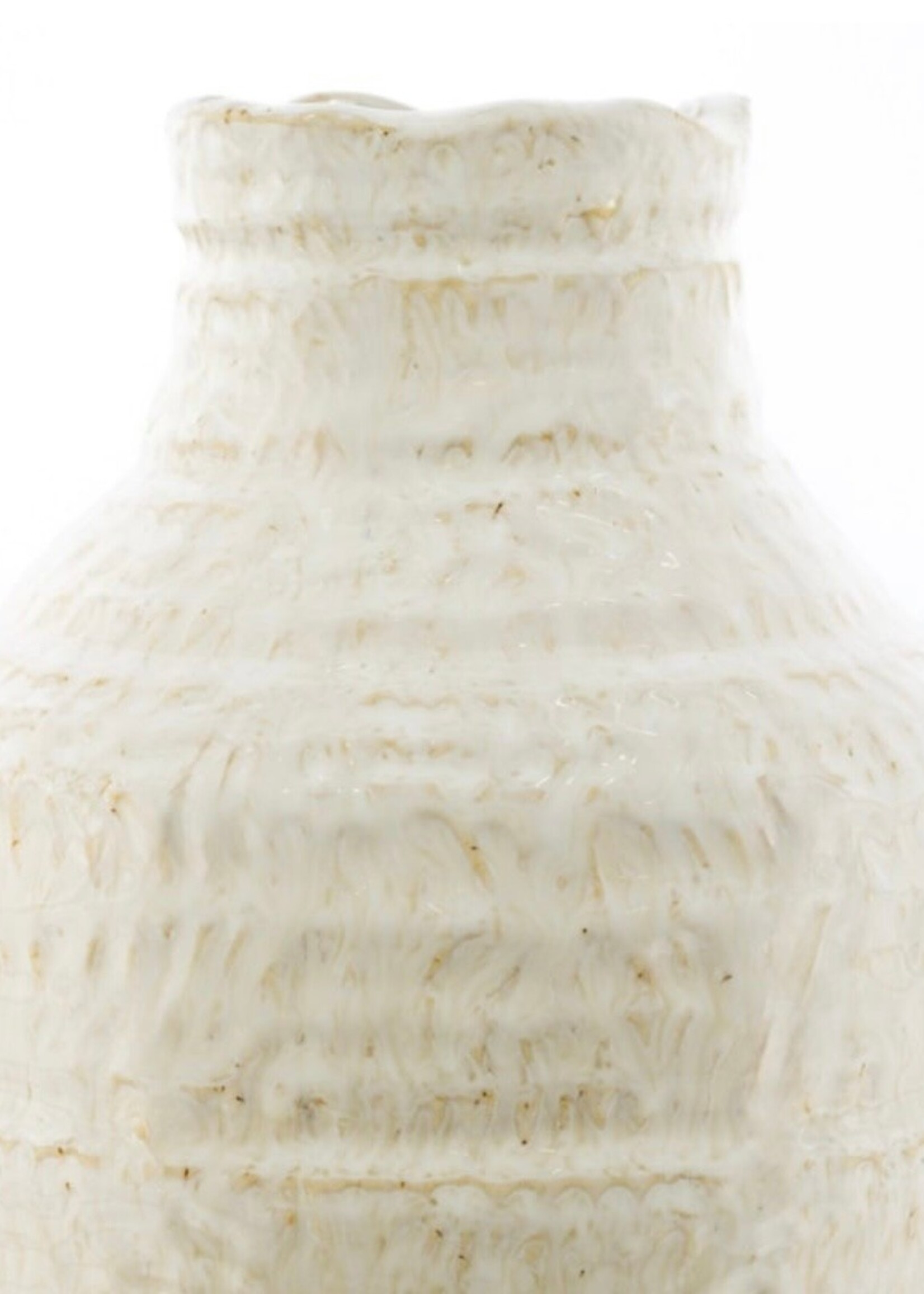 Kolony Aardewerk Vaas Curve Beige L