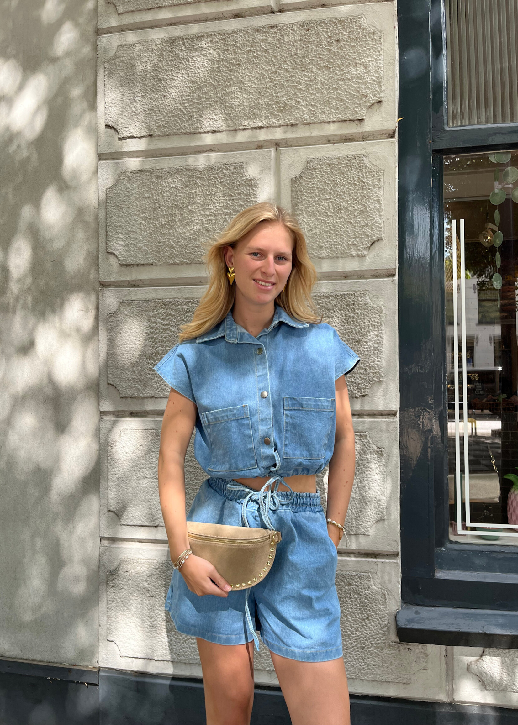 Flo Boutique Denim top Nova