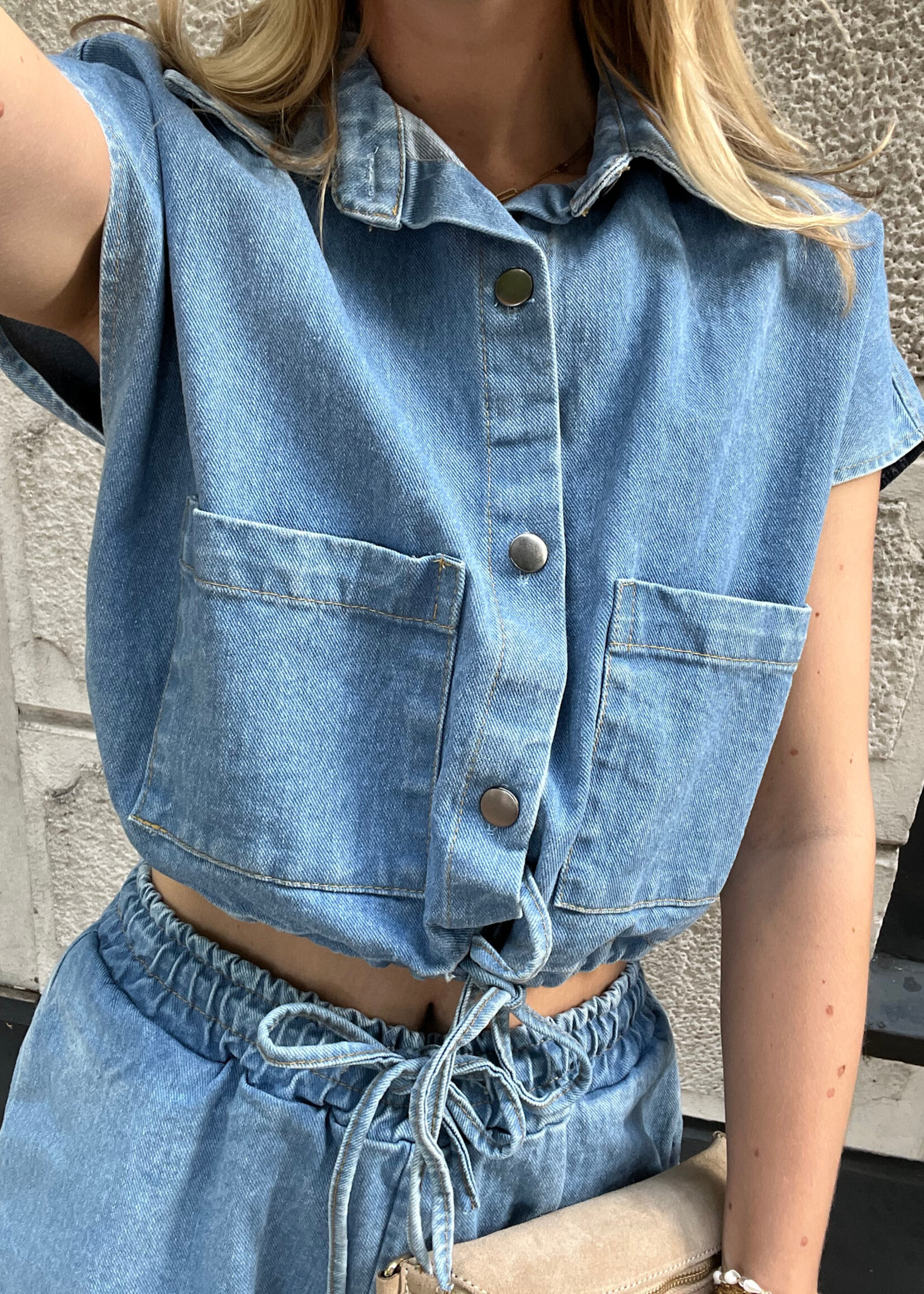 Flo Boutique Denim top Nova