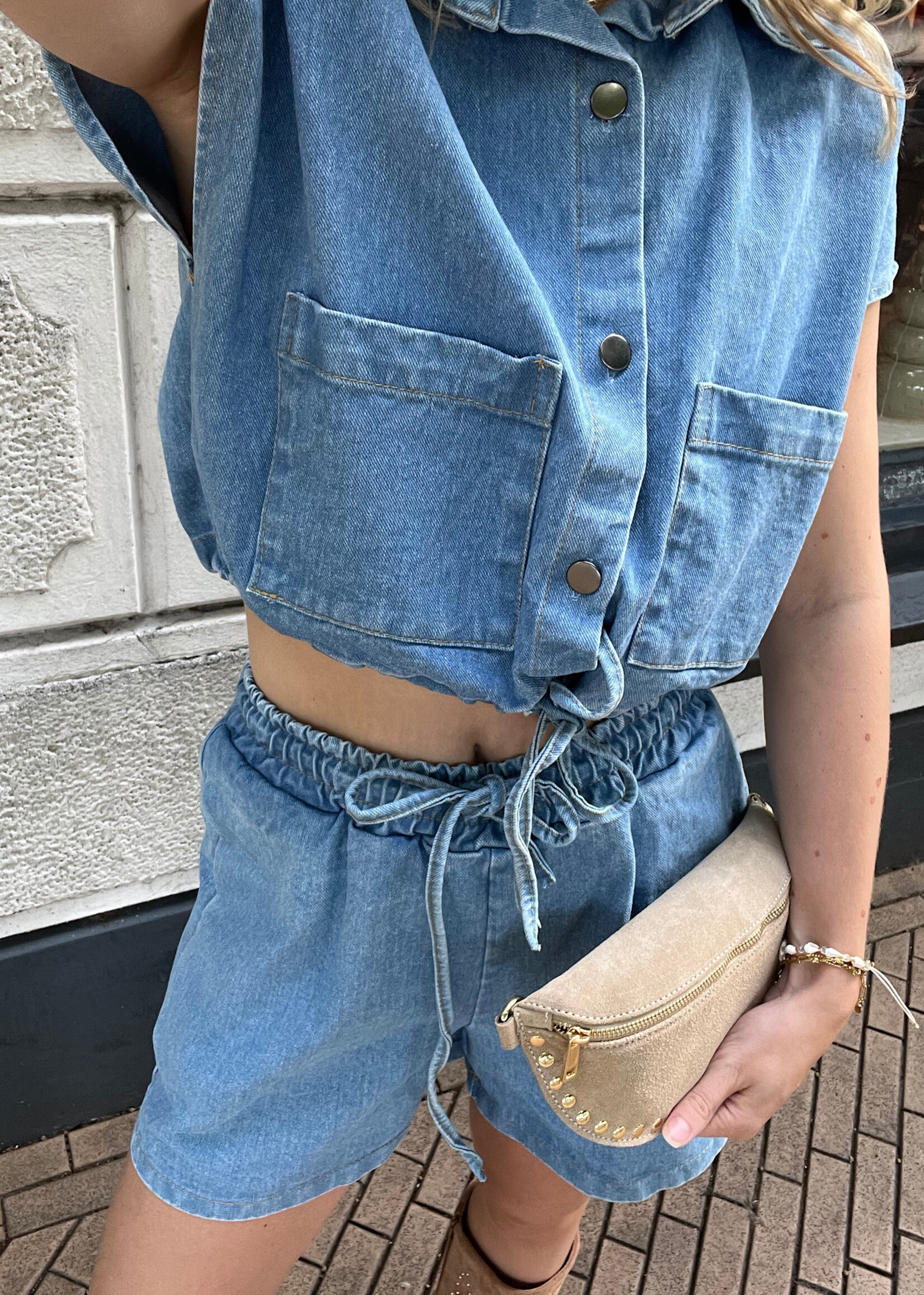 Flo Boutique Denim top Nova