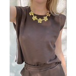 Flo Boutique Top Lotte Brown