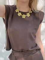 Flo Boutique Top Lotte Brown