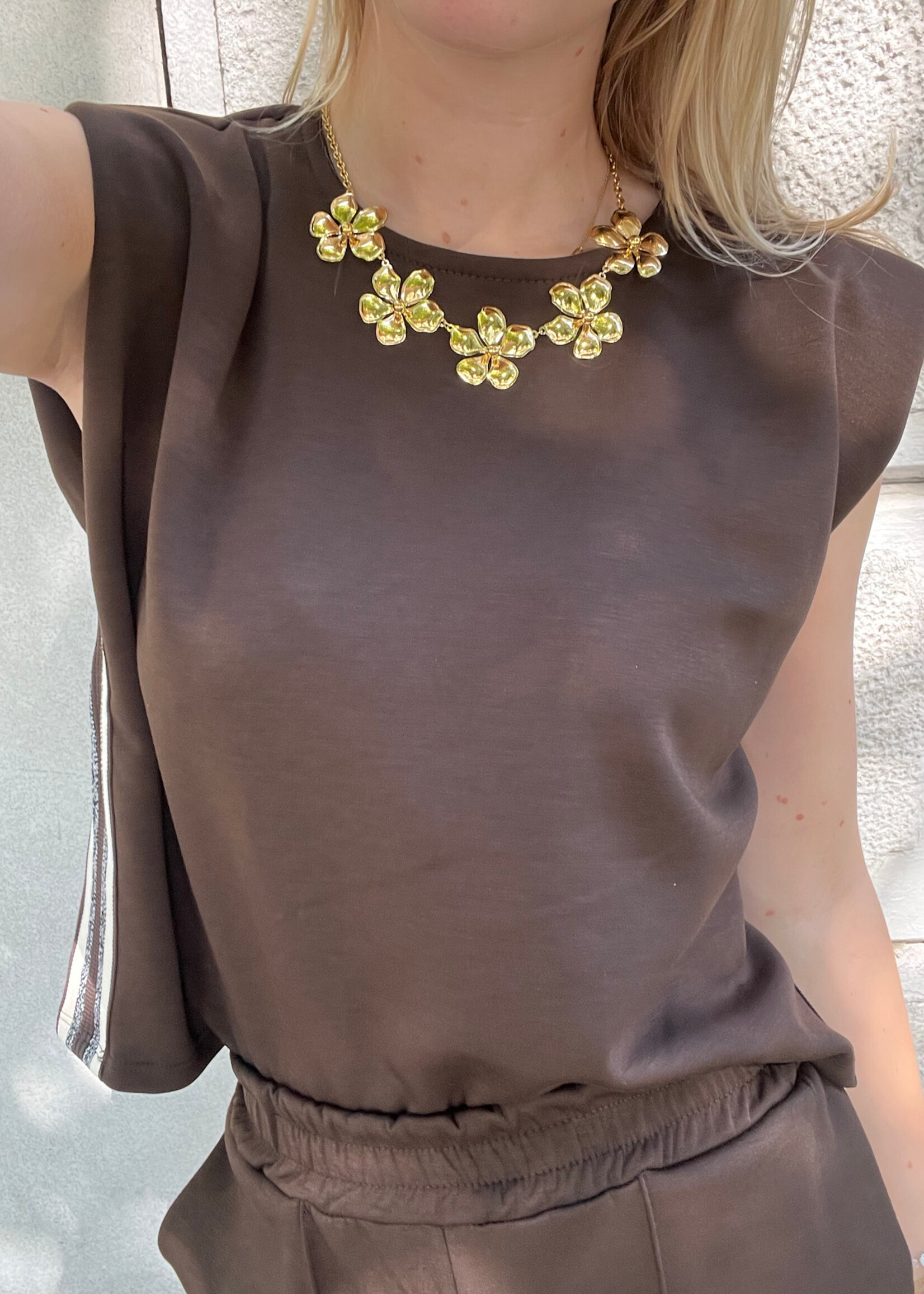 Flo Boutique Top Lotte Brown