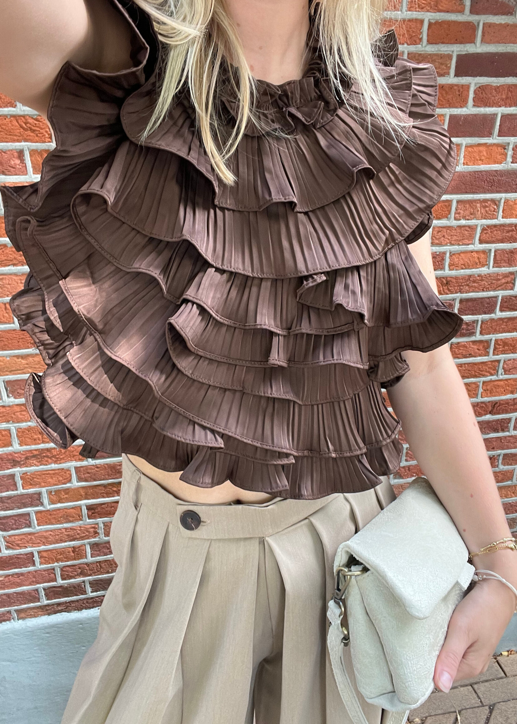 Flo Boutique Top Kelly Brown