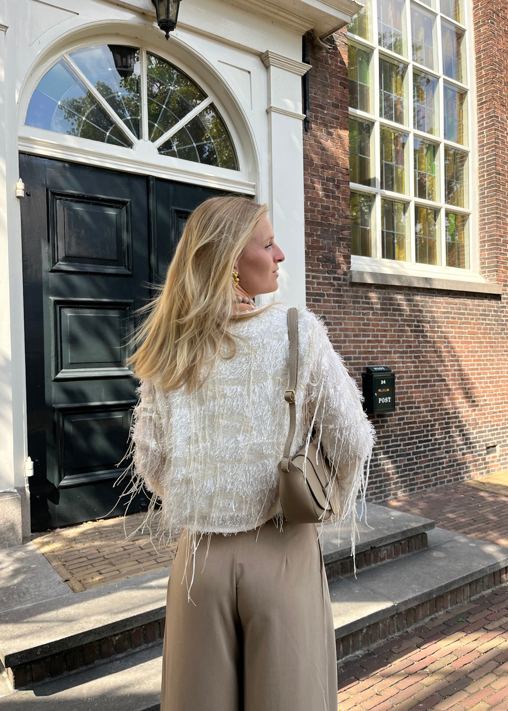 Flo Boutique Top Joy beige