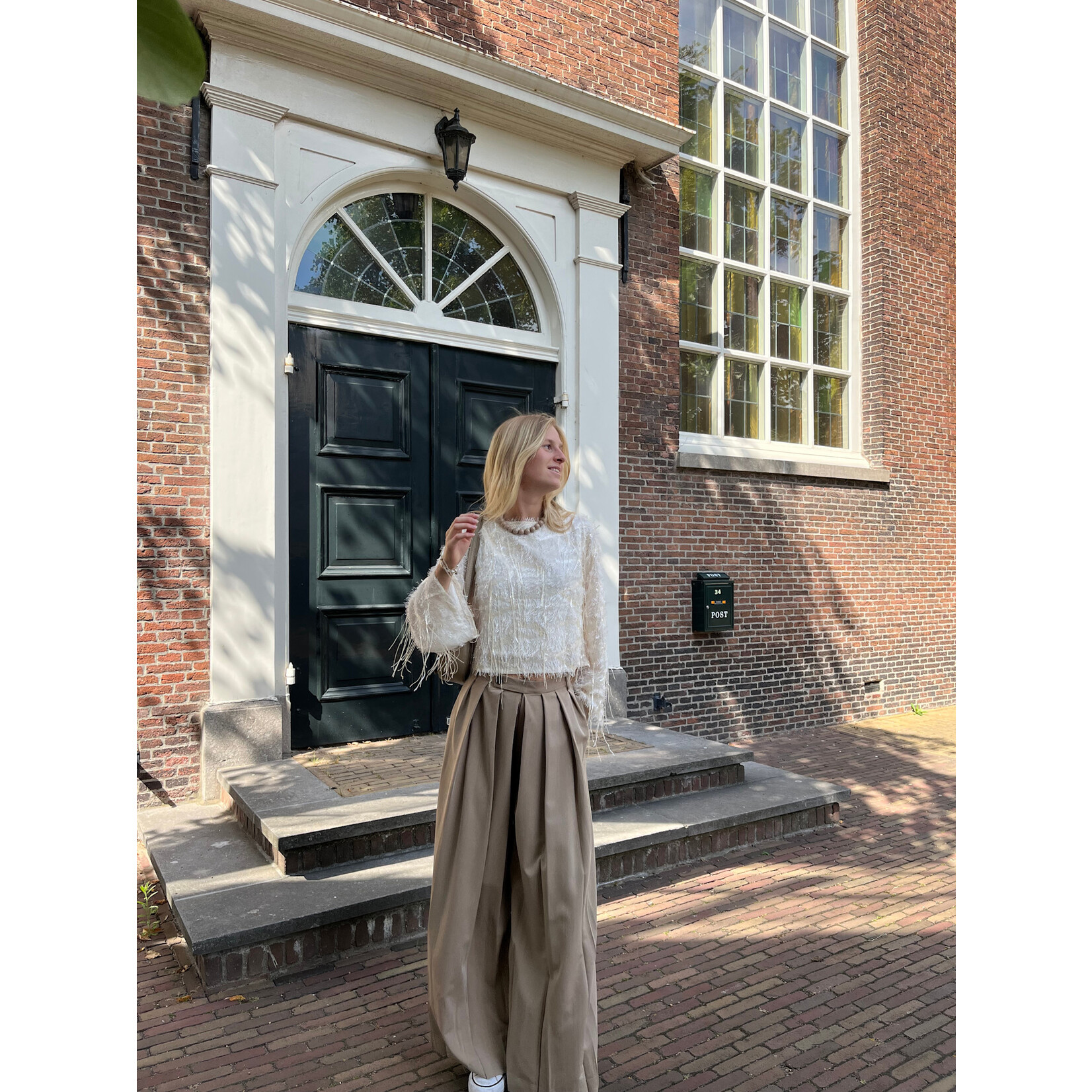 Flo Boutique Broek Kiki Khaki