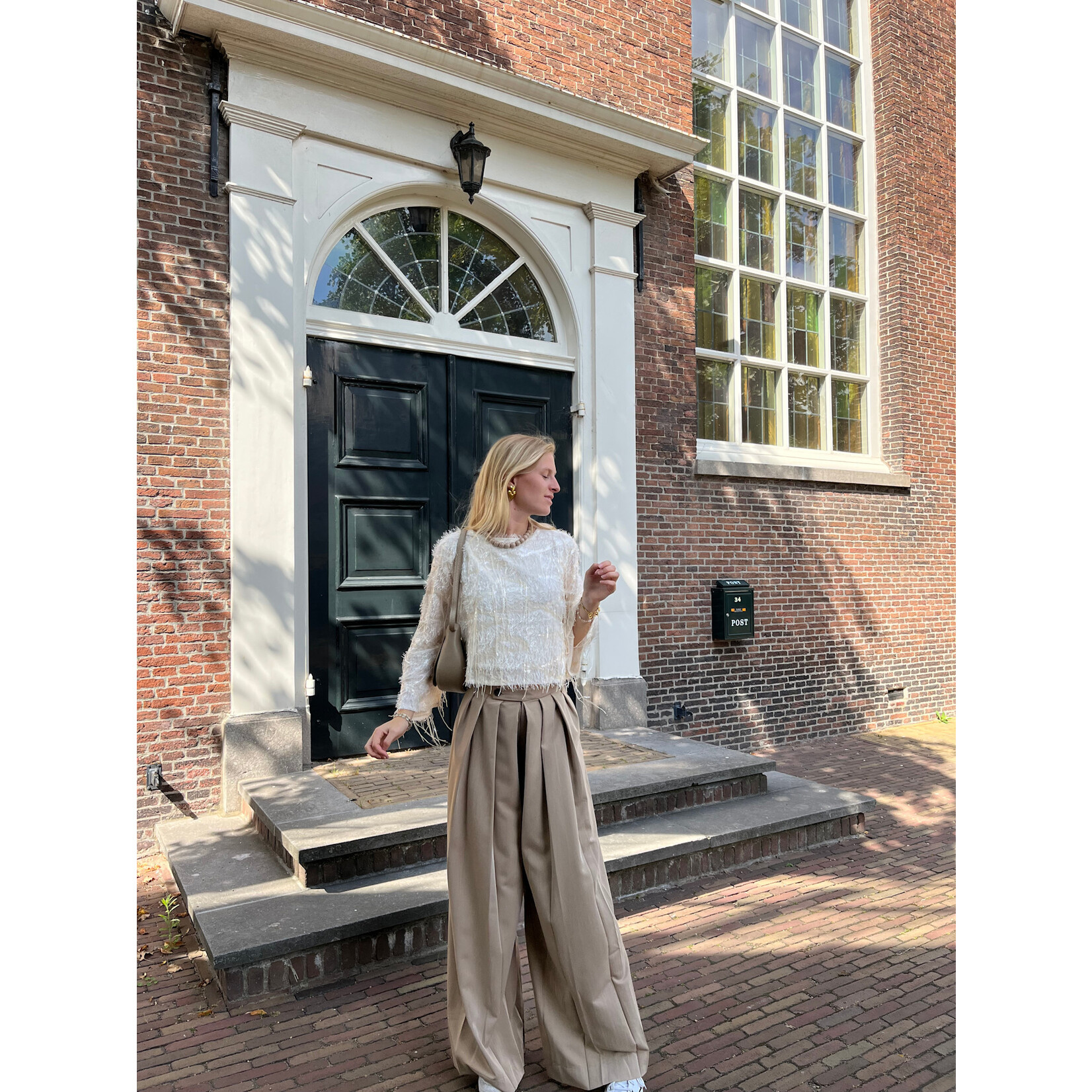 Flo Boutique Broek Kiki Khaki