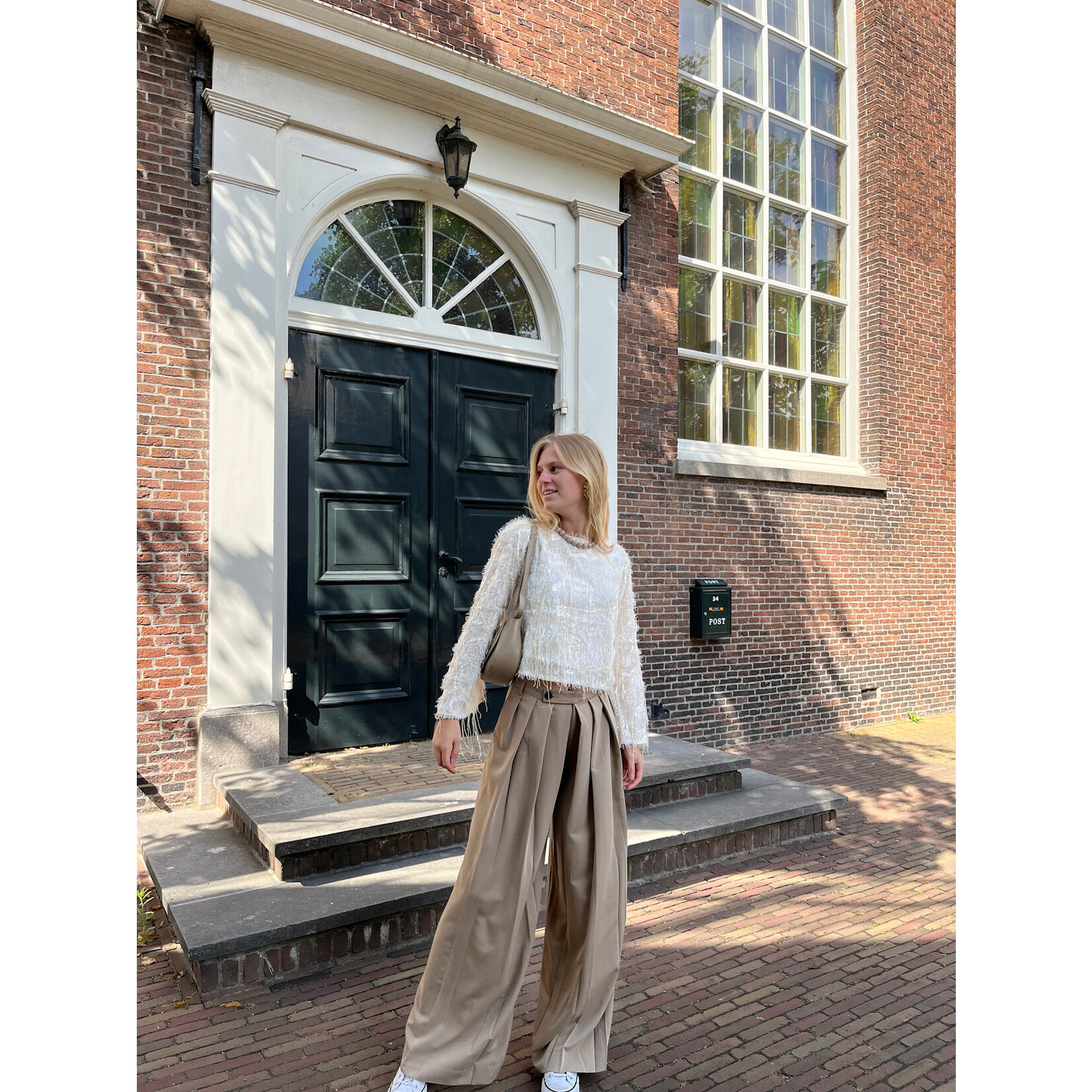 Flo Boutique Broek Kiki Khaki