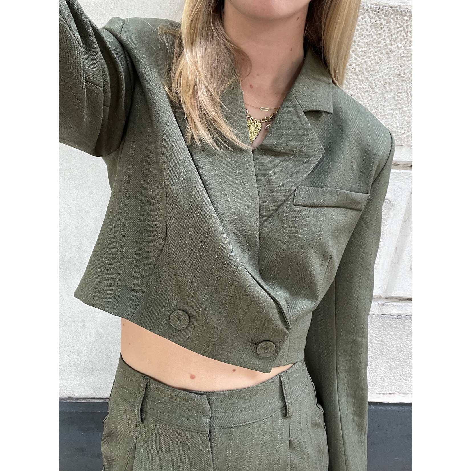 Flo Boutique Blazer Yara Green