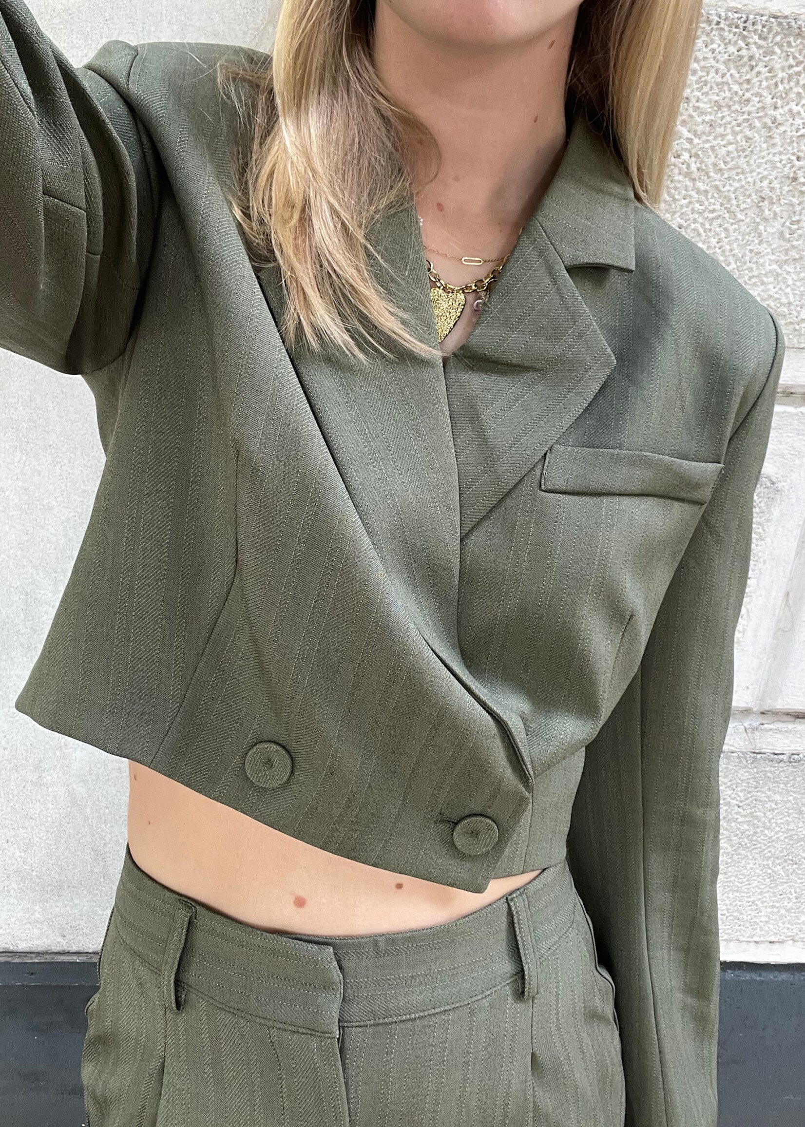 Flo Boutique Blazer Yara Green