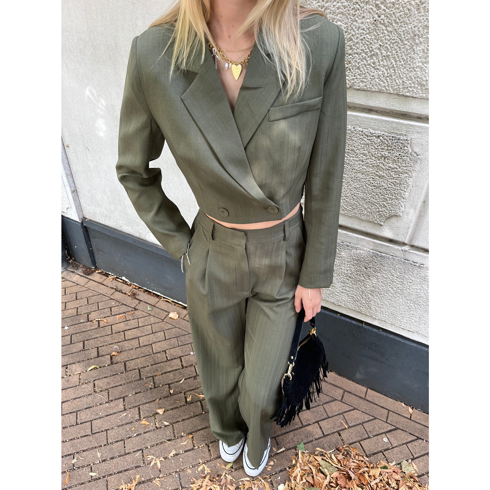 Flo Boutique Broek Yara Green