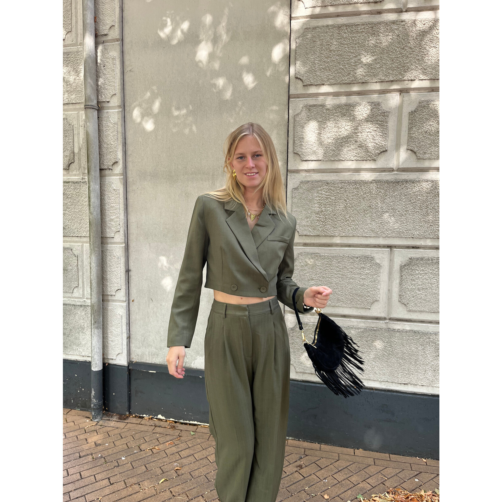 Flo Boutique Broek Yara Green