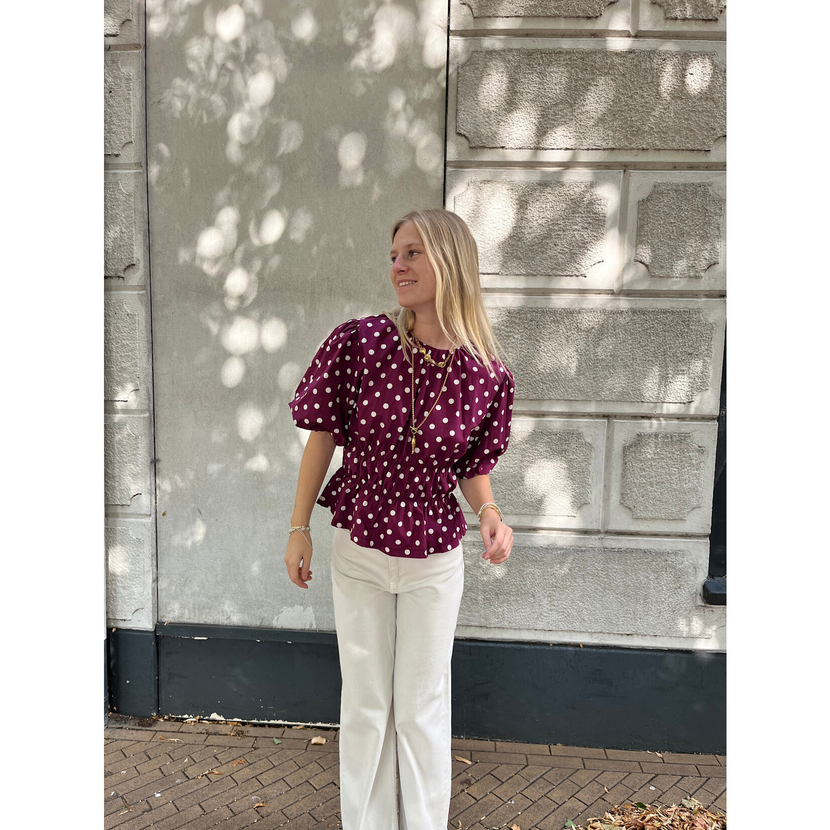 Flo Boutique Top Josje Purple