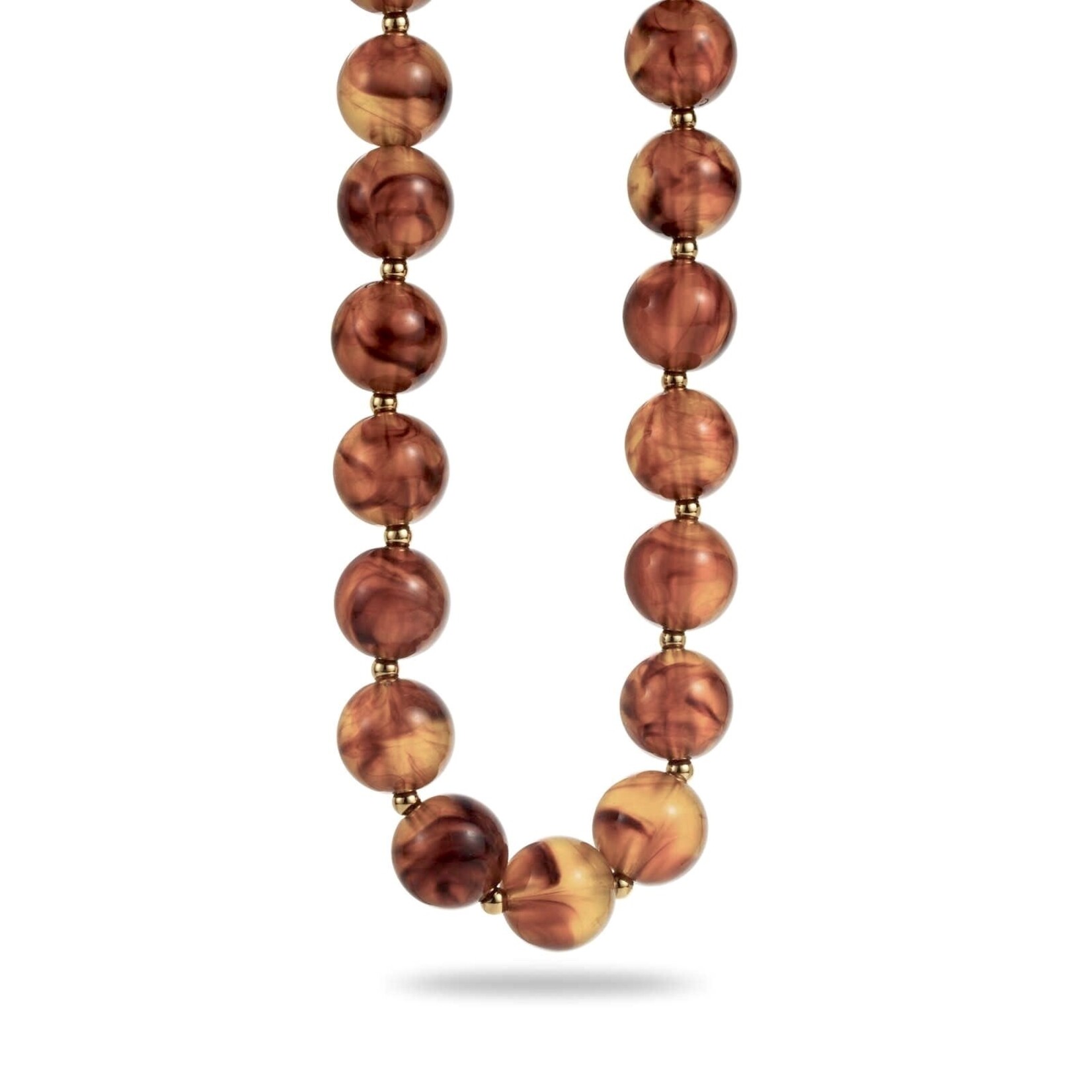 Flo Boutique Kralenketting Brown