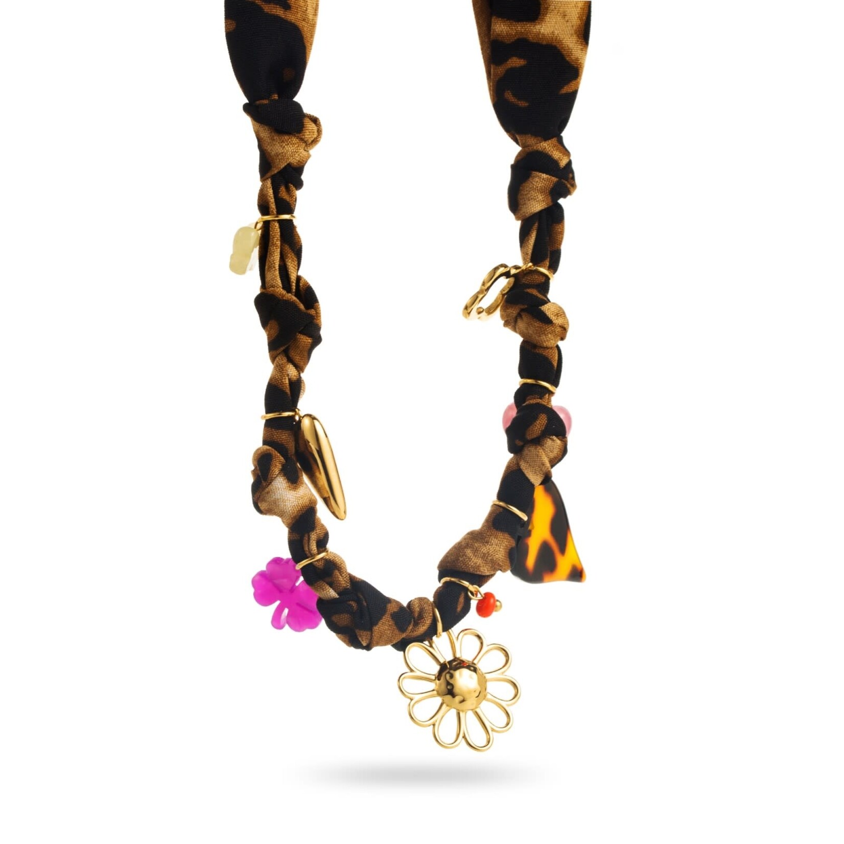 Flo Boutique Bandana ketting Tiger Love
