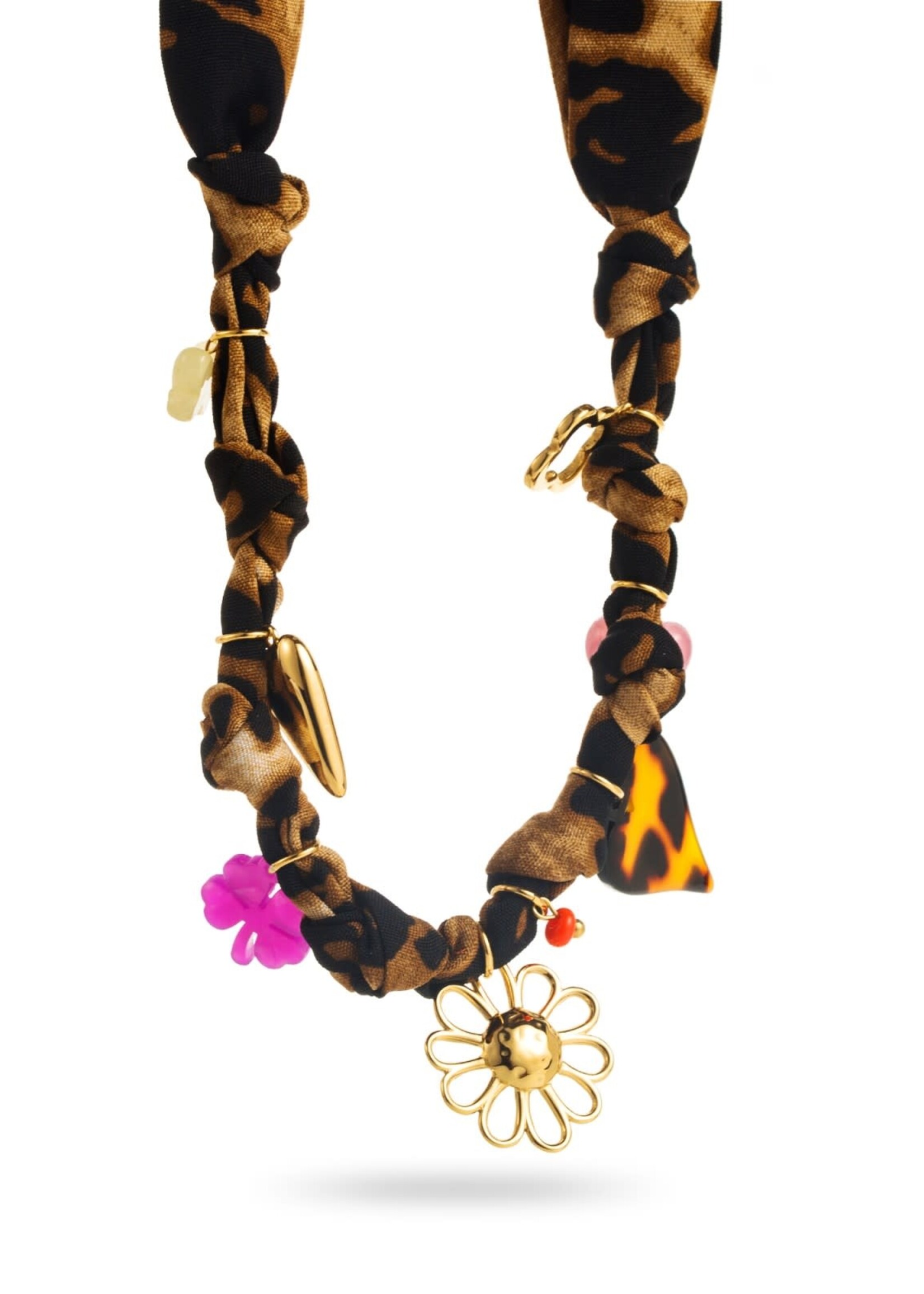 Flo Boutique Bandana ketting Tiger Love