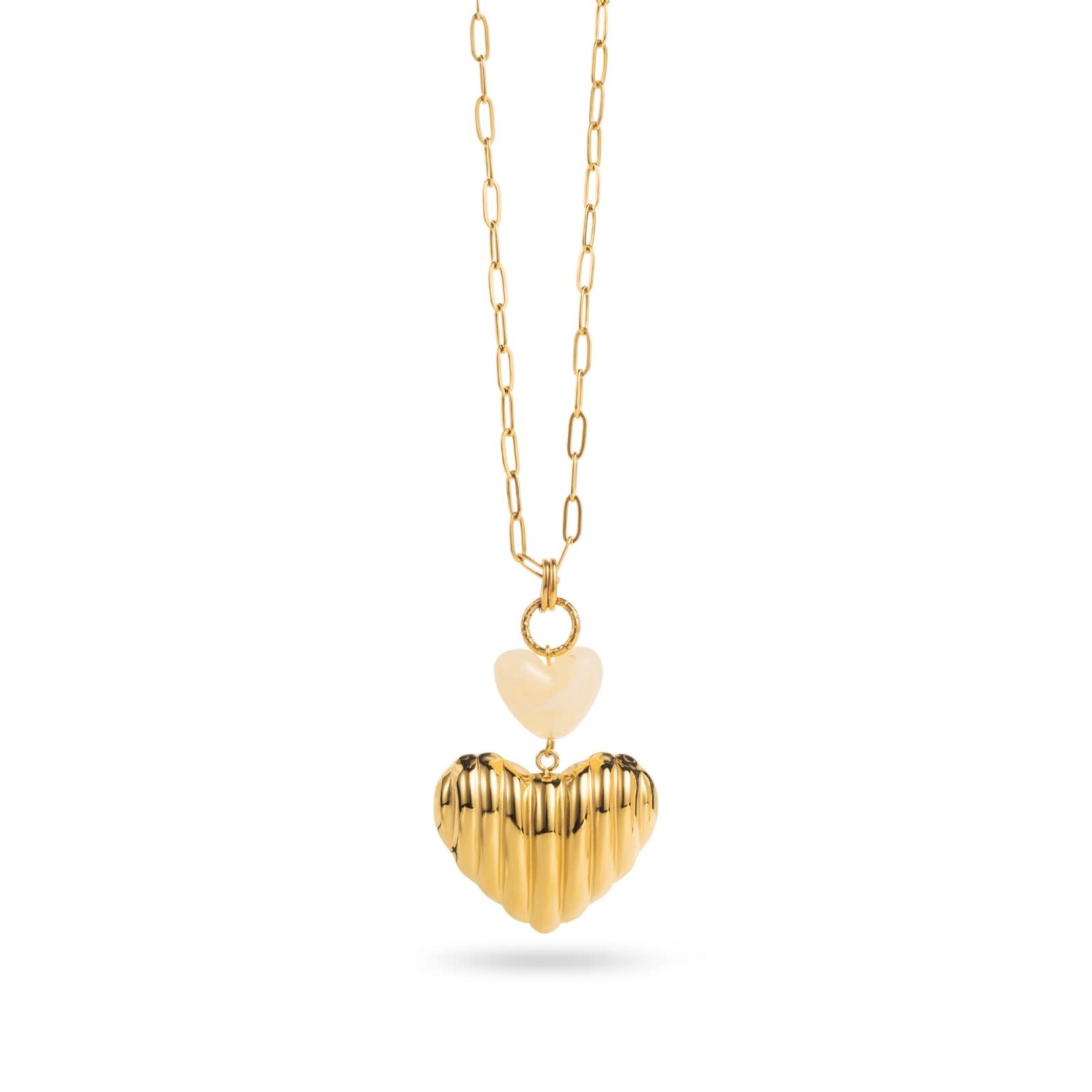 Flo Boutique Long Necklace Coloured Heart