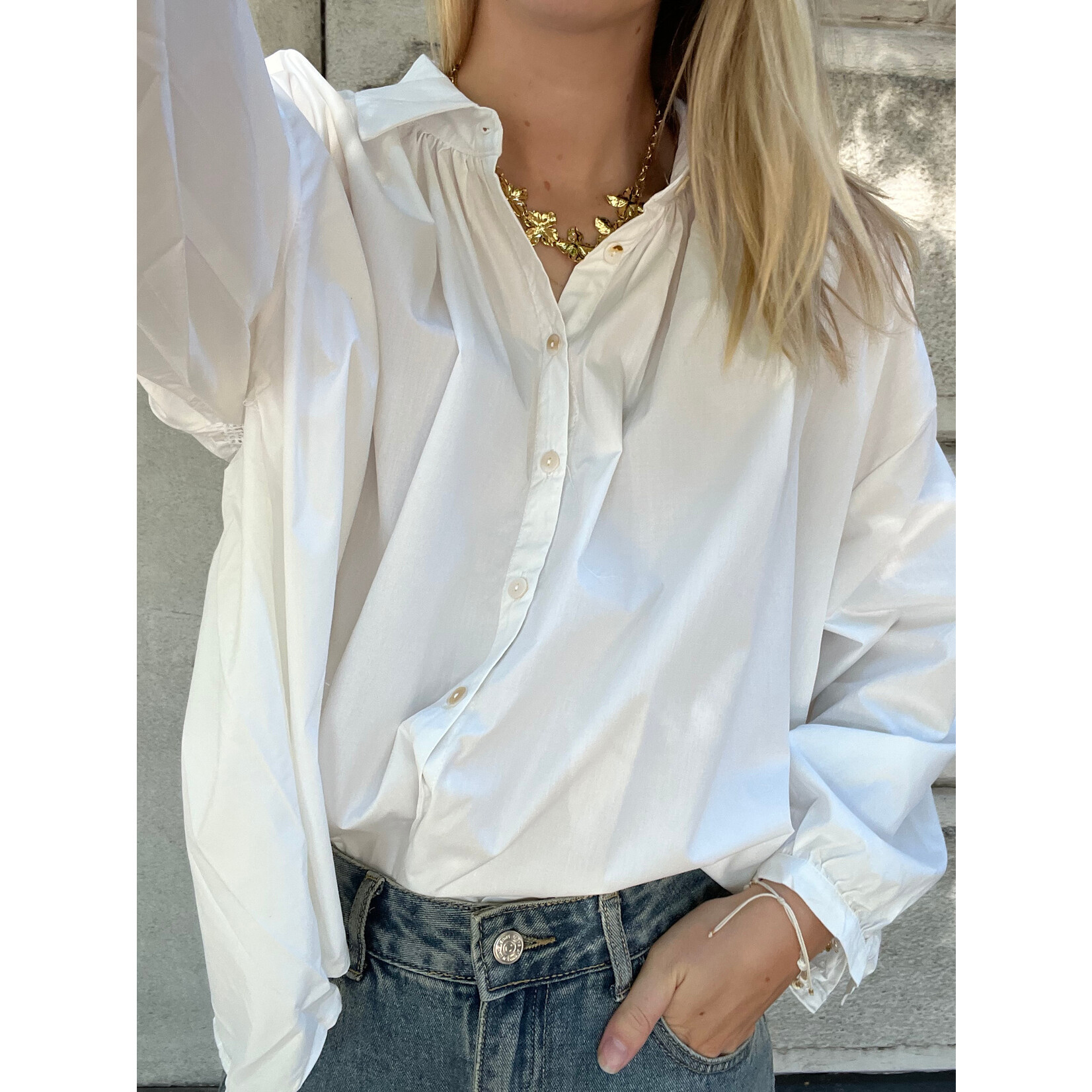 Flo Boutique Blouse May White