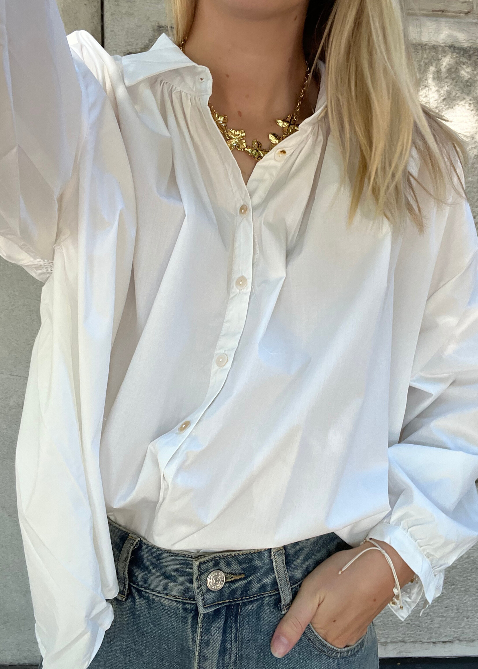 Flo Boutique Blouse May White