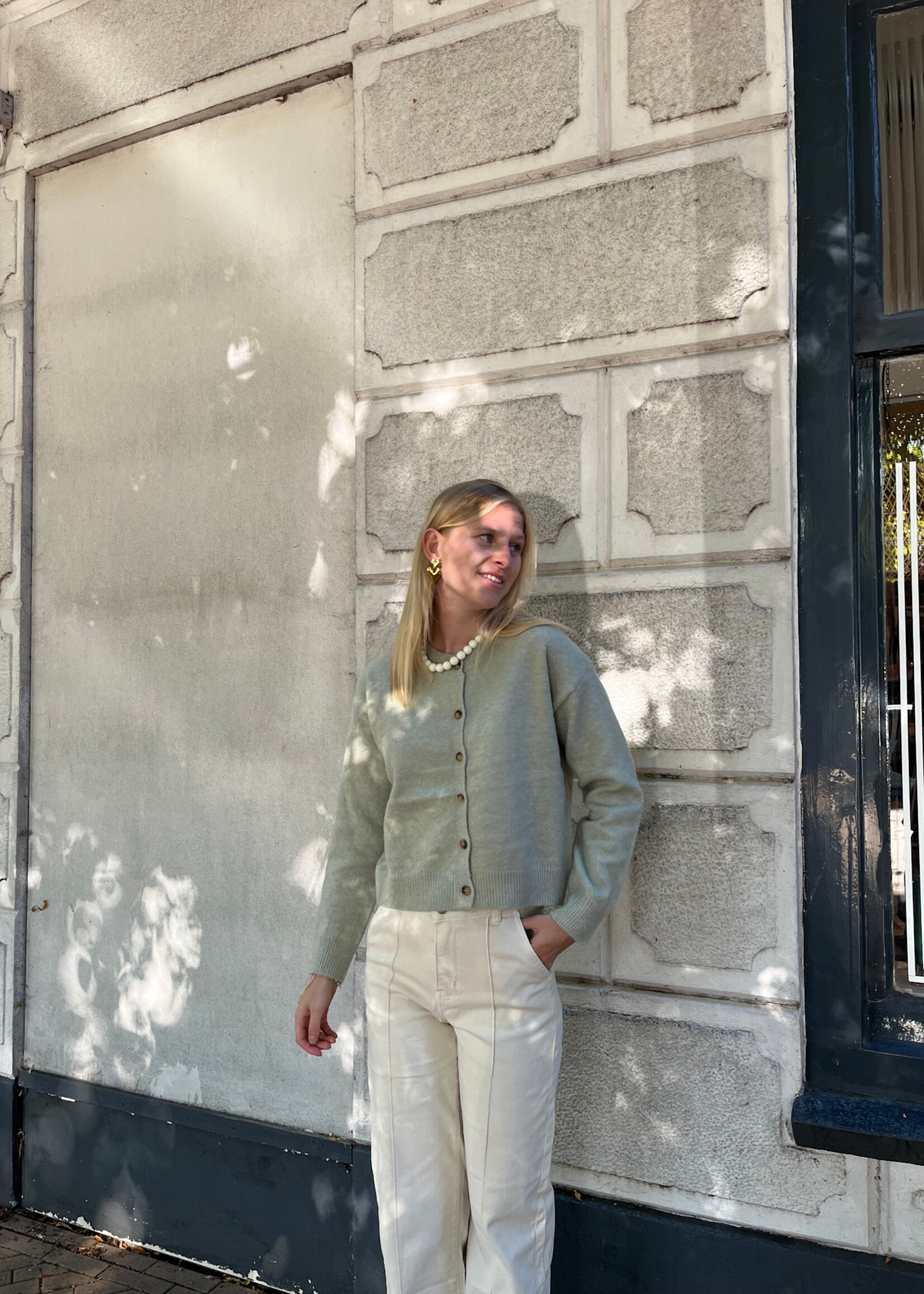 Flo Boutique Vestje Jill Light Green