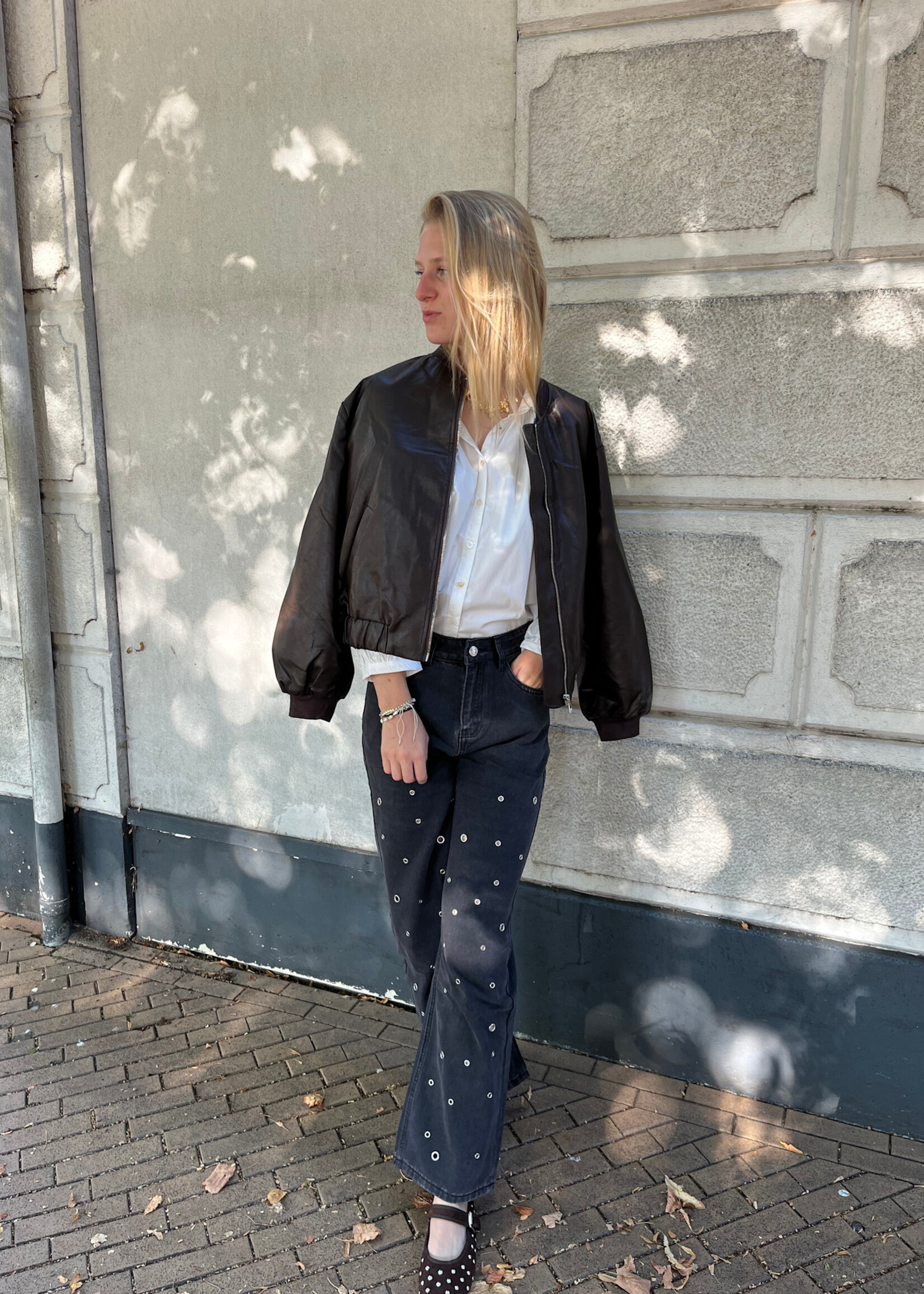 Flo Boutique Jeans Studs Holly Black