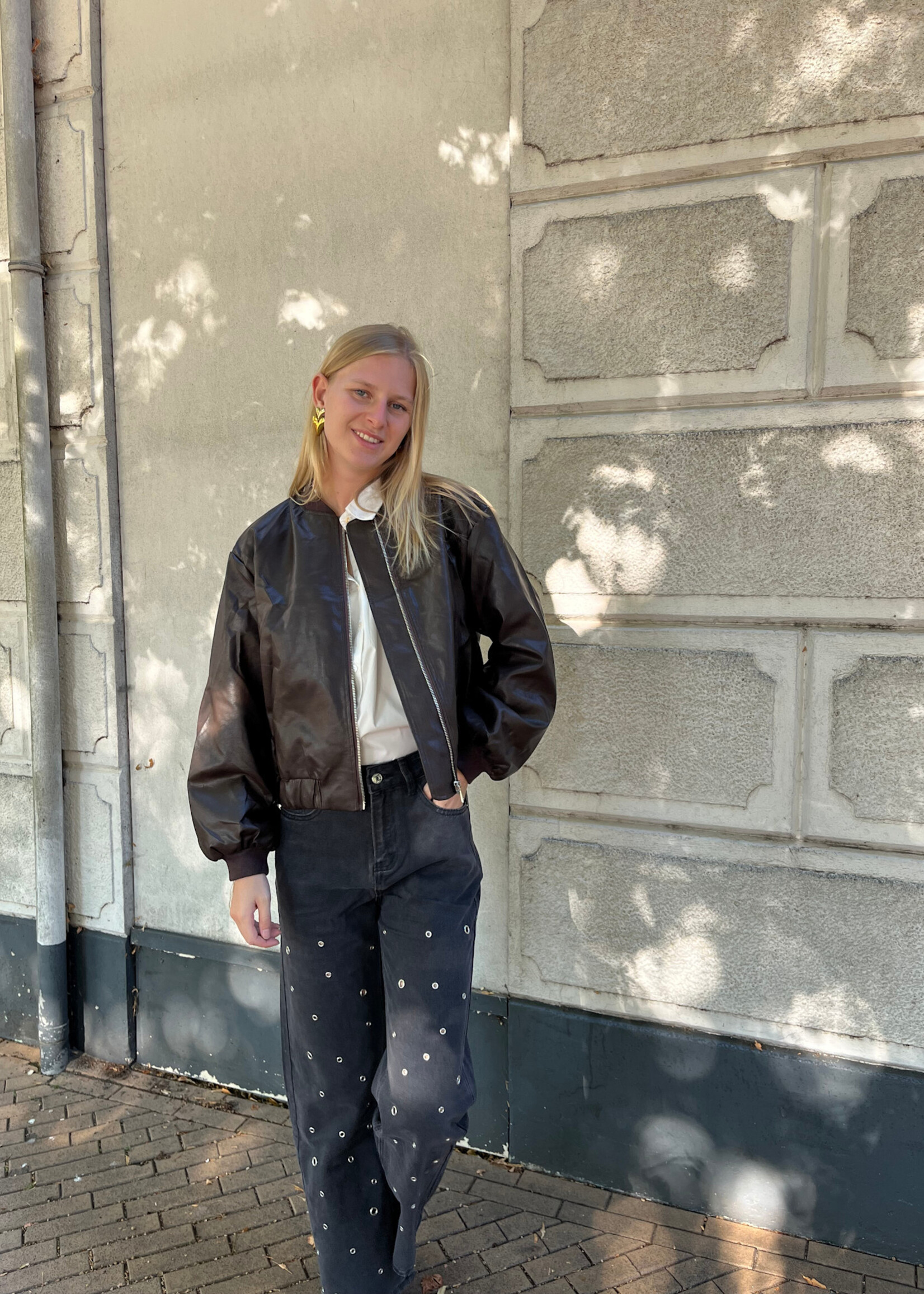 Flo Boutique Jeans Studs Holly Black