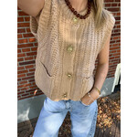 Flo Boutique Gilet Sunny Taupe