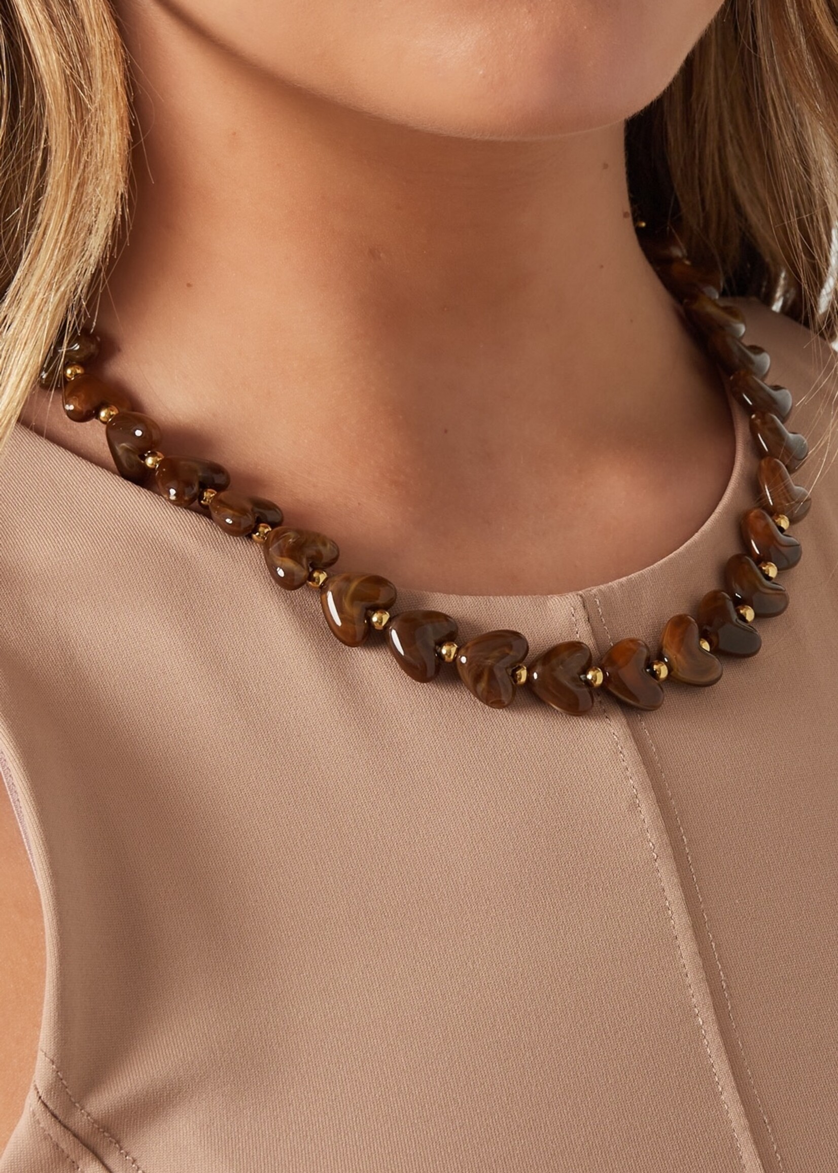 Flo Boutique Ketting Autumn Hearts