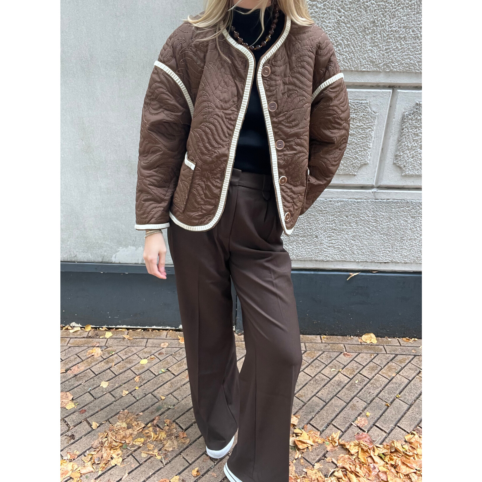 Flo Boutique Jasje Daantje Brown