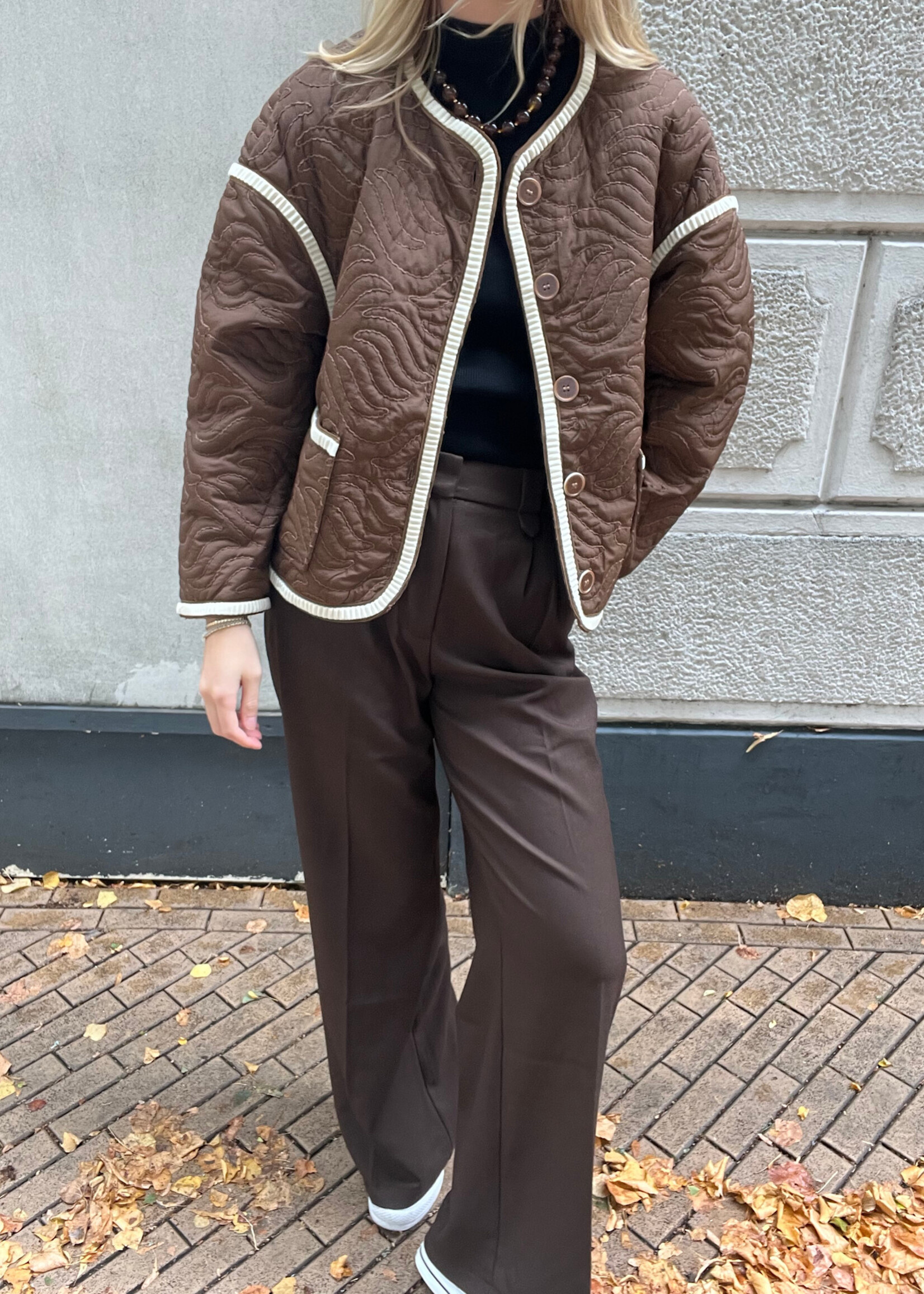 Flo Boutique Jasje Daantje Brown