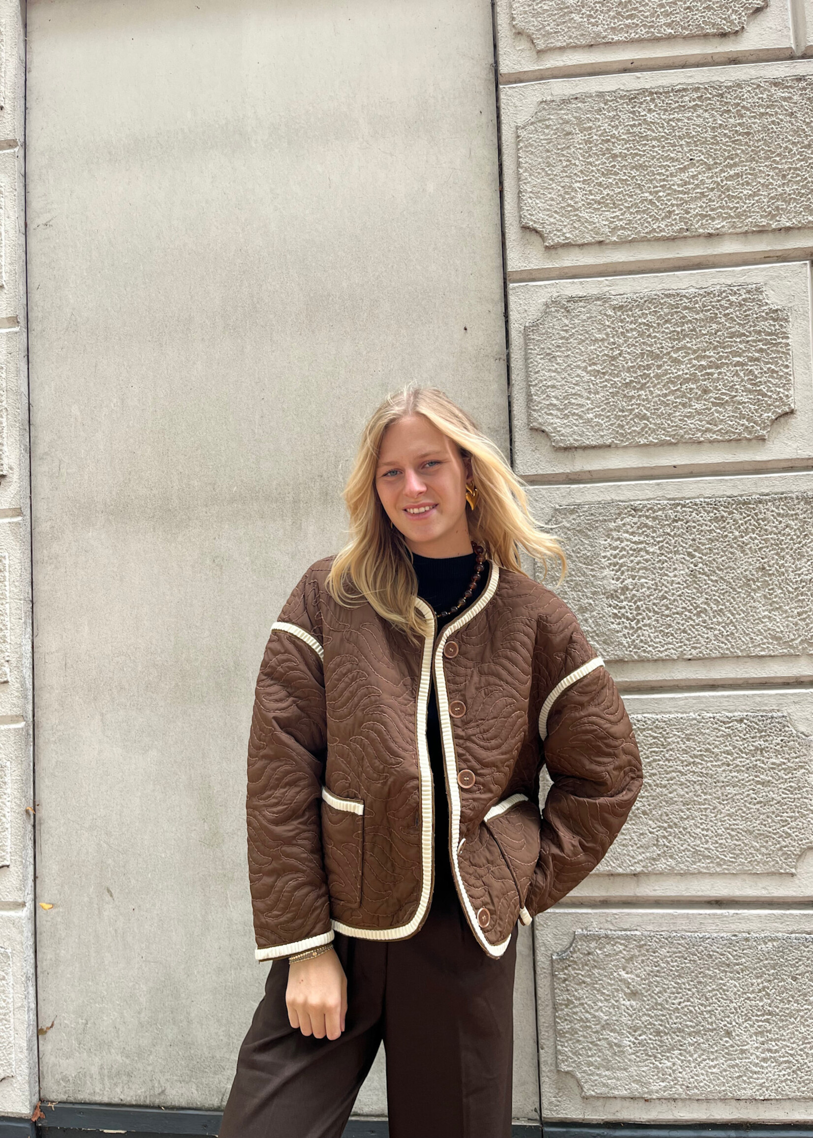 Flo Boutique Jasje Daantje Brown