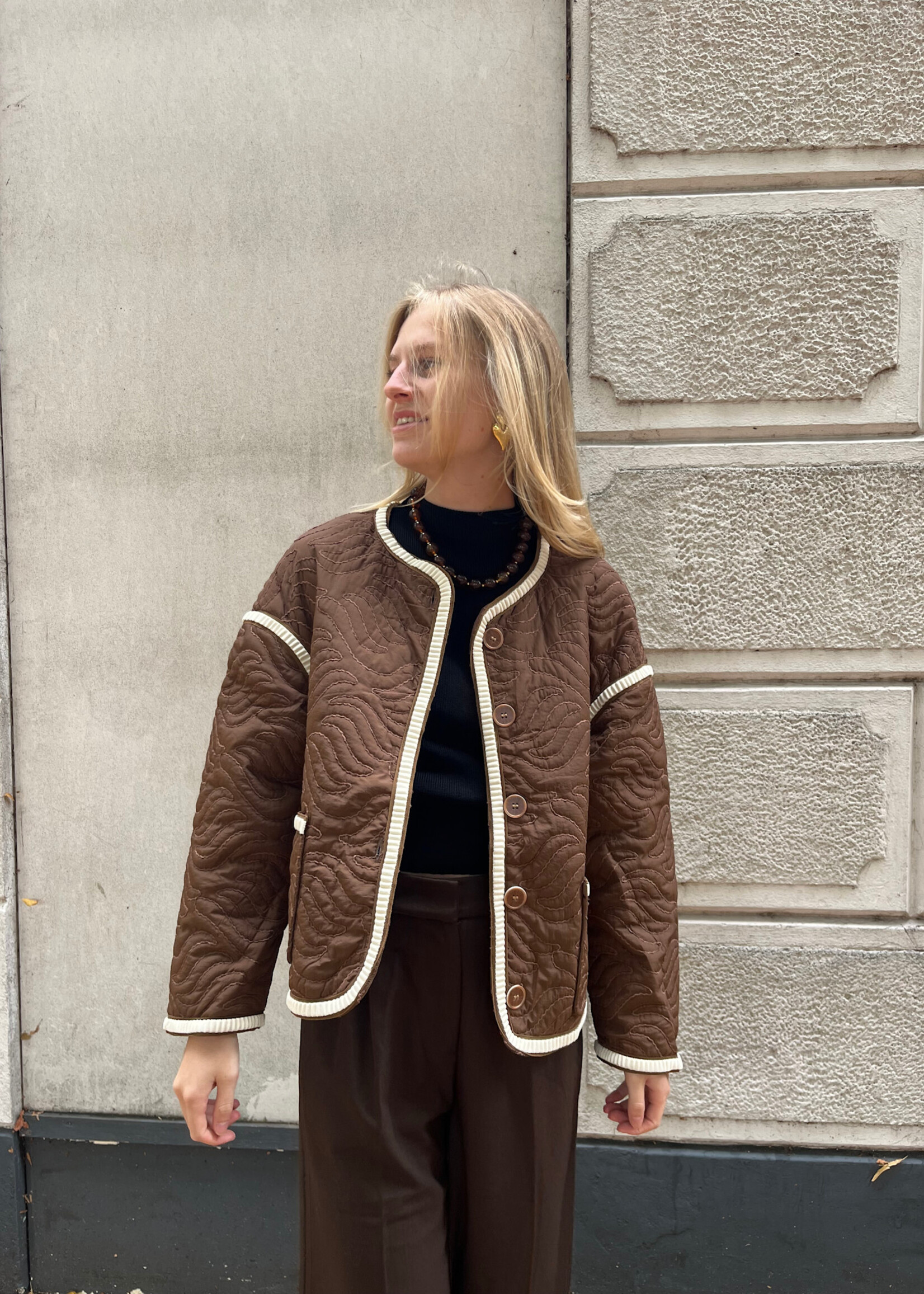 Flo Boutique Jasje Daantje Brown