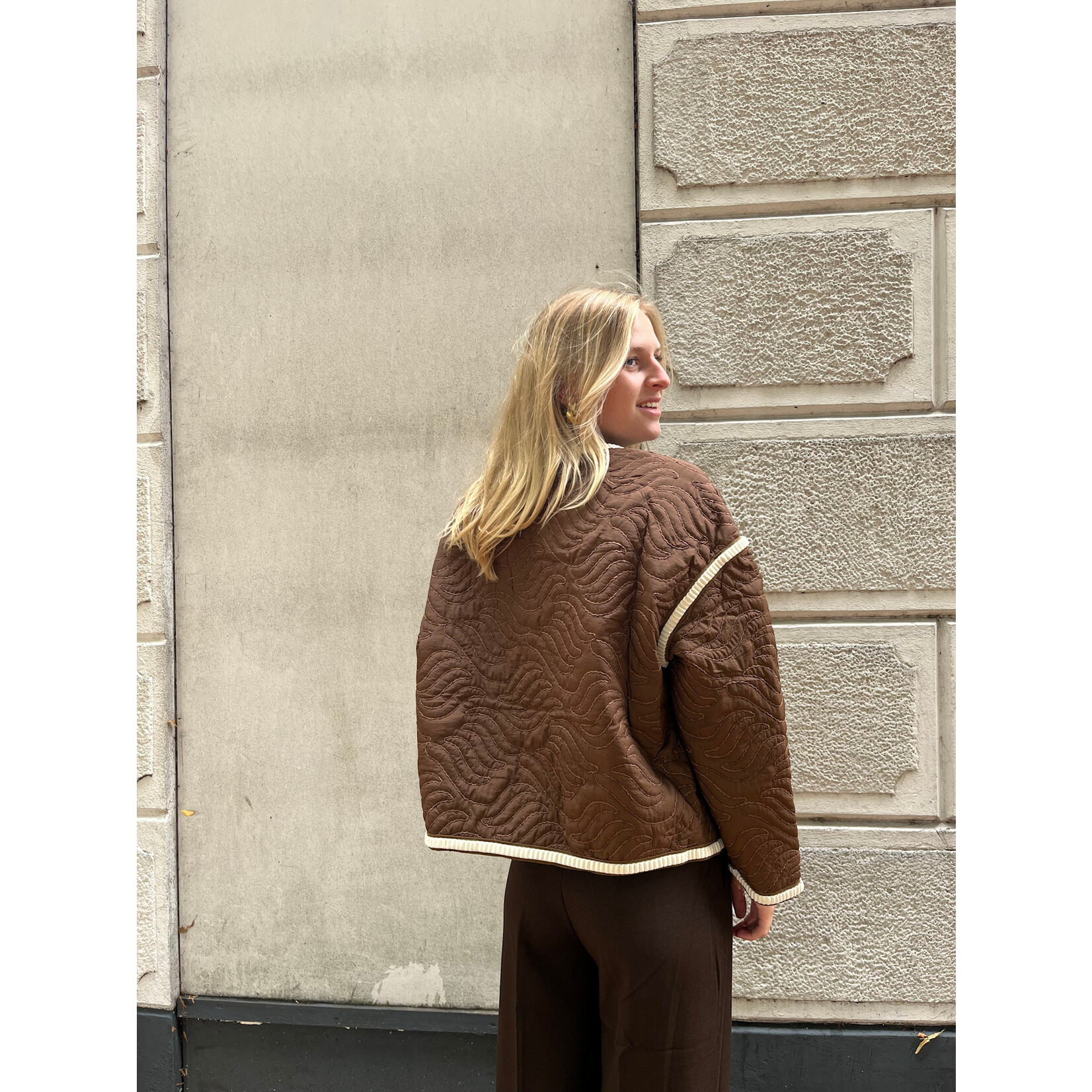 Flo Boutique Jasje Daantje Brown