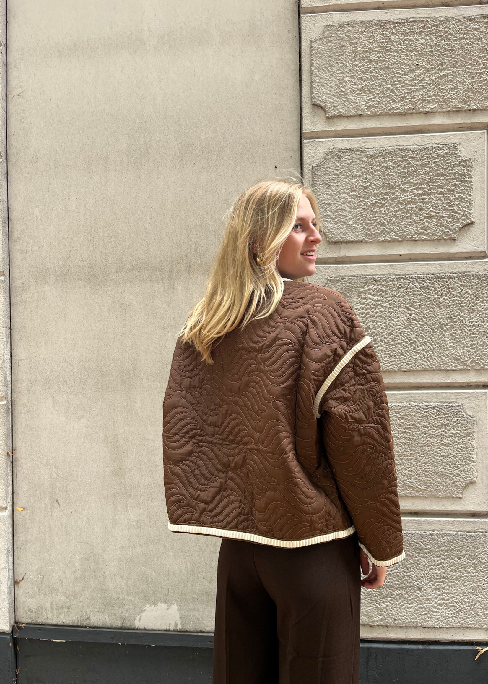 Flo Boutique Jasje Daantje Brown