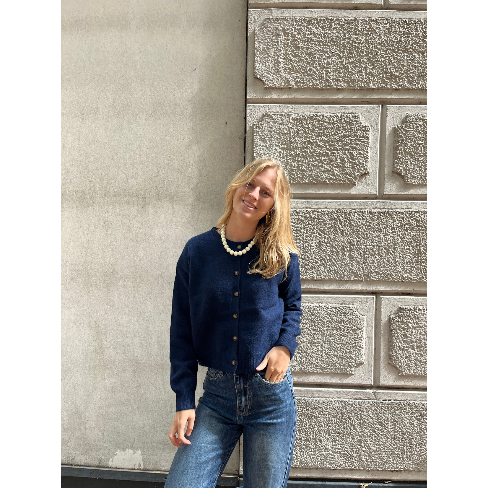 Flo Boutique Vestje Jill Navy