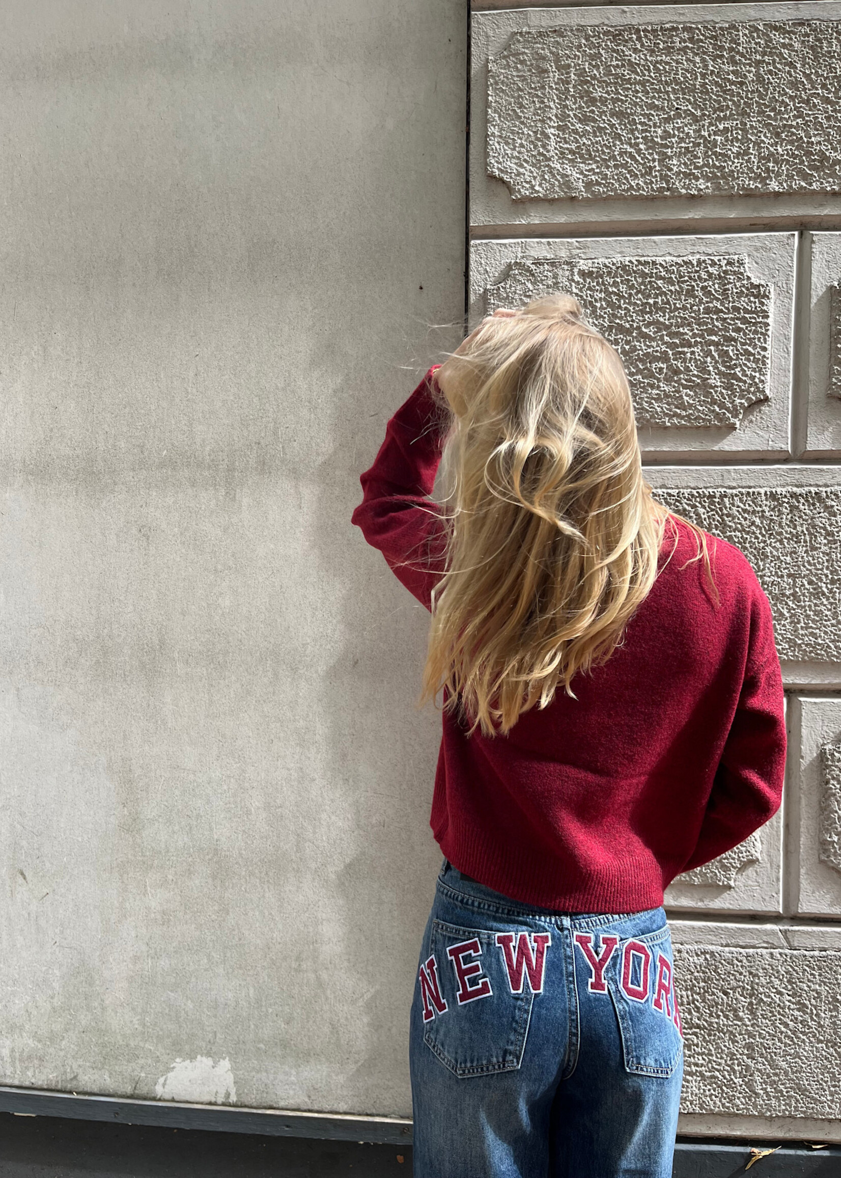 Flo Boutique Vestje Jill Burgundy