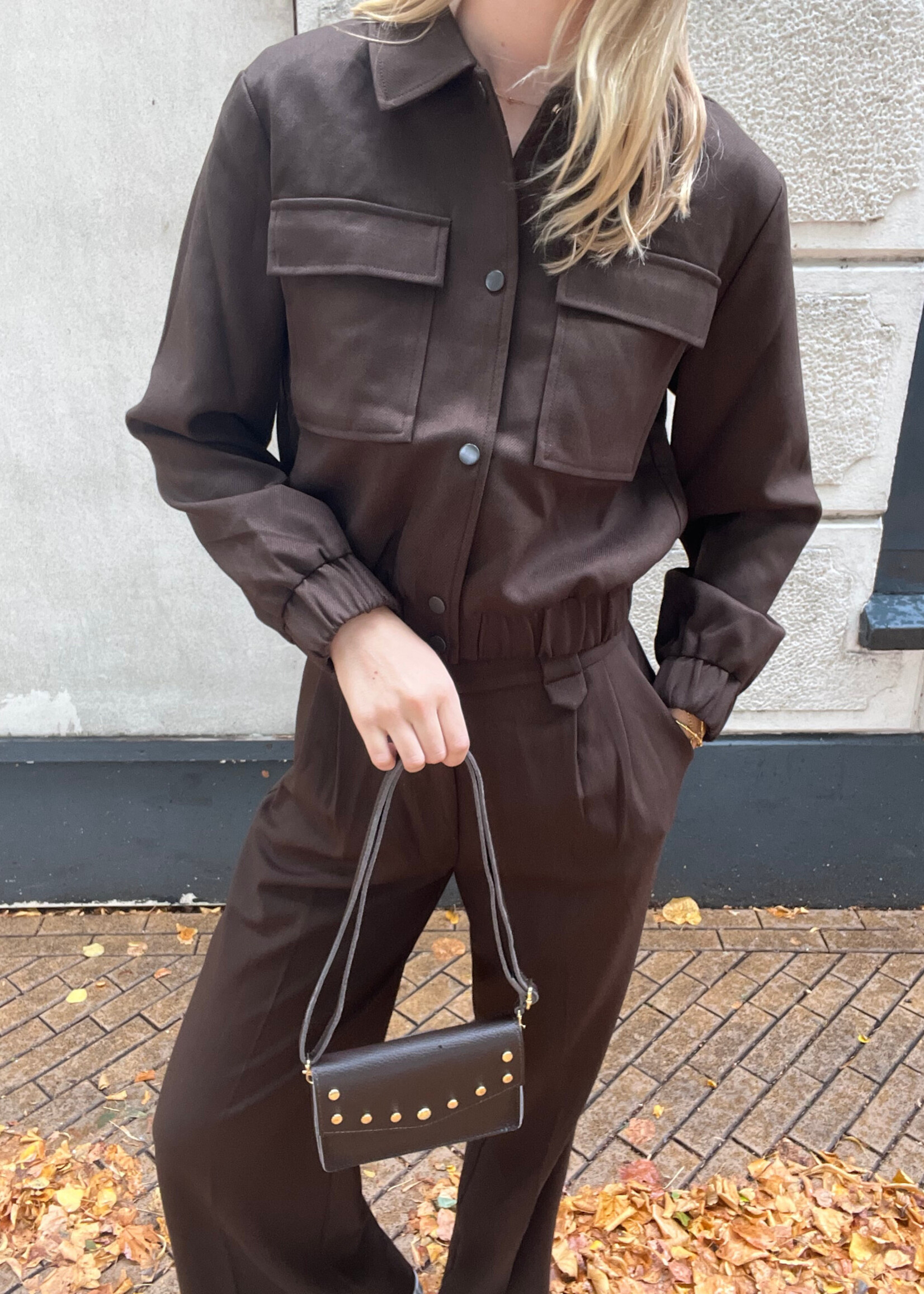Flo Boutique Broek Veerle Coffee