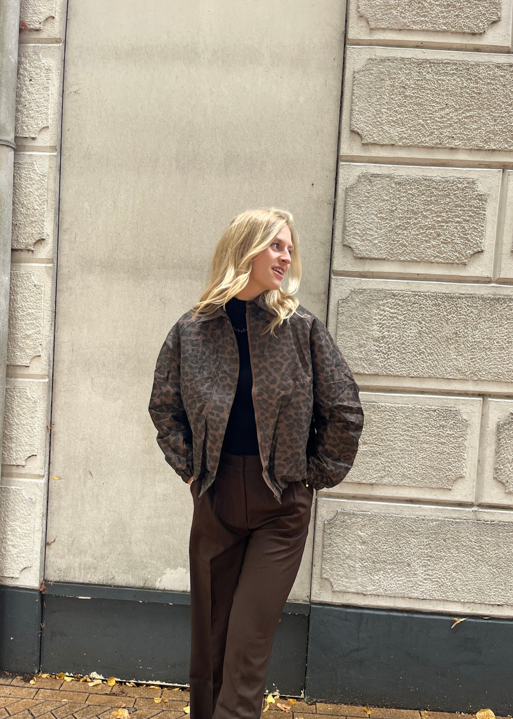 Flo Boutique Broek Veerle Coffee