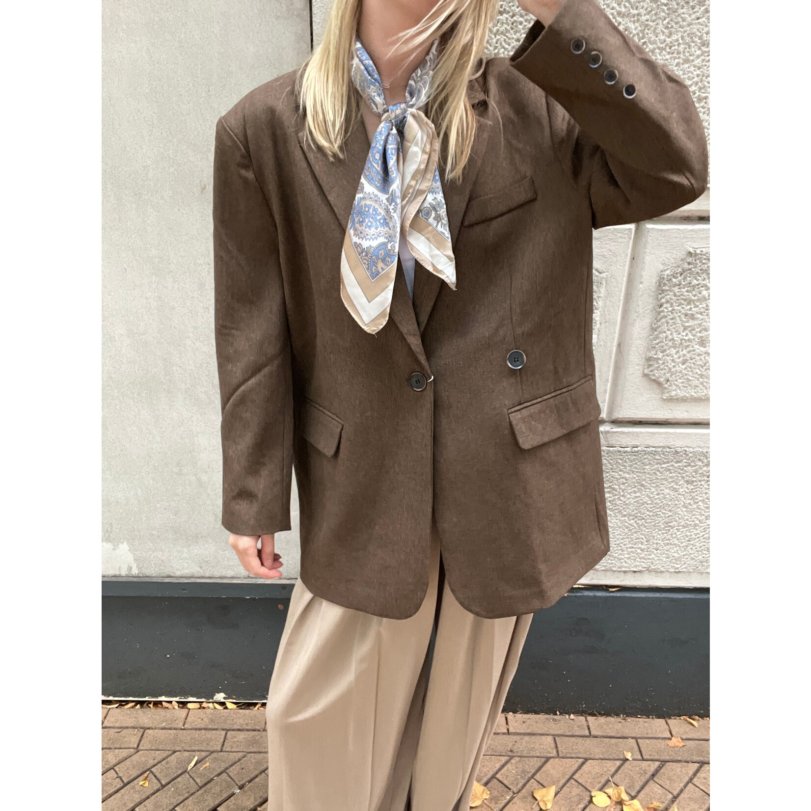 Flo Boutique Blazer Chloe Marron