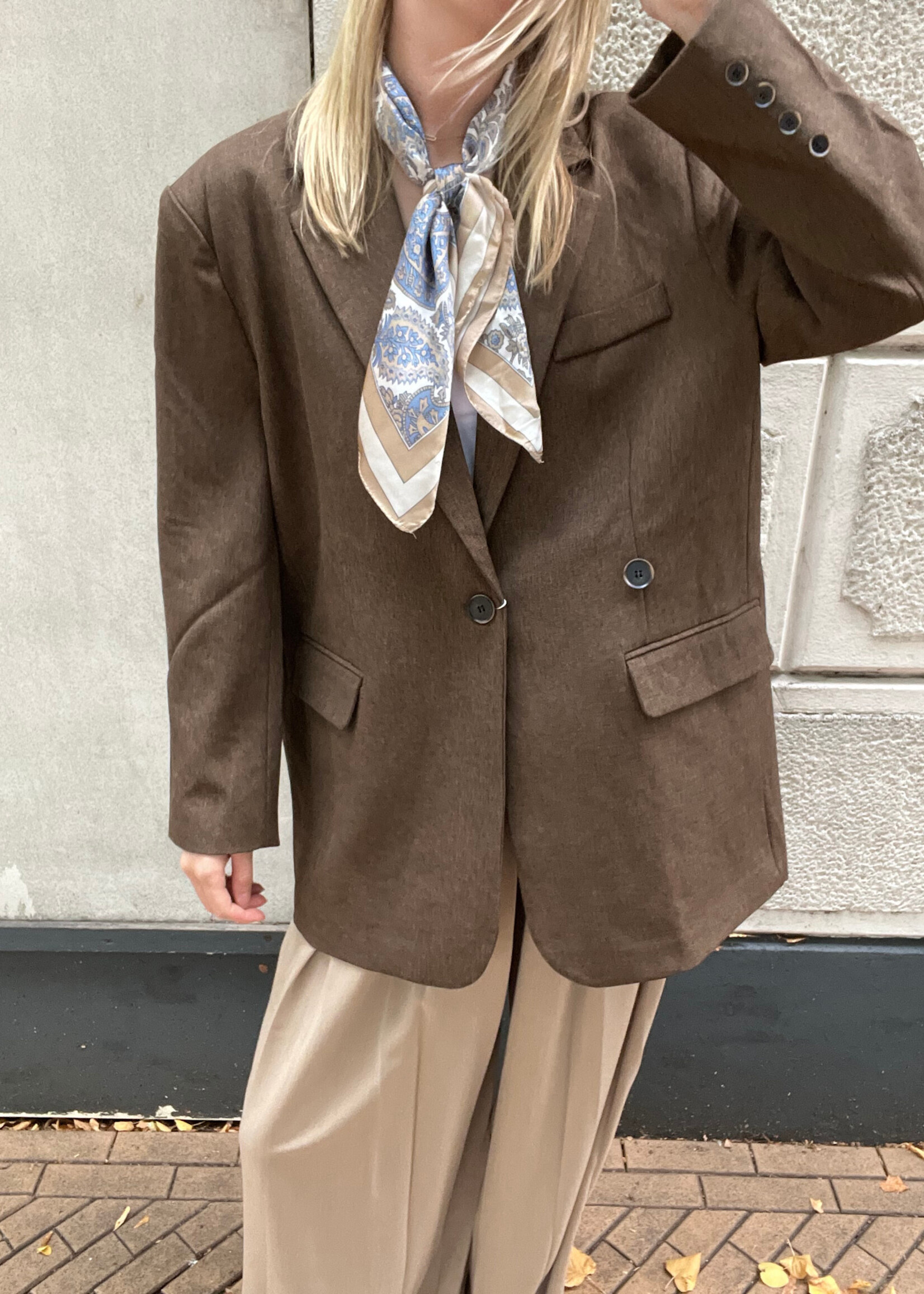 Flo Boutique Blazer Chloe Marron