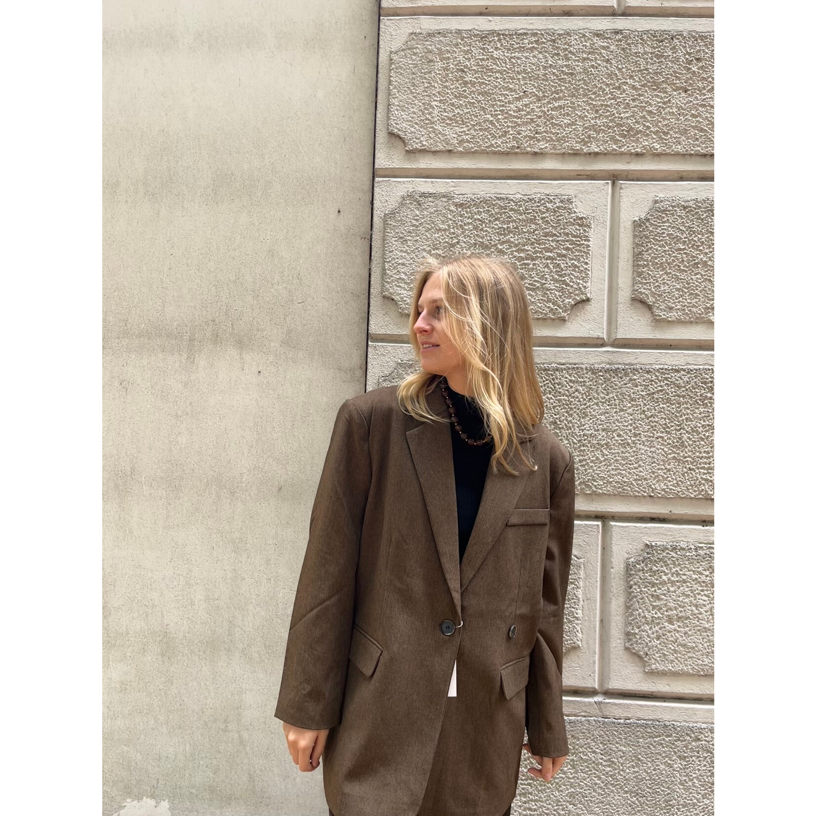 Flo Boutique Blazer Chloe Marron
