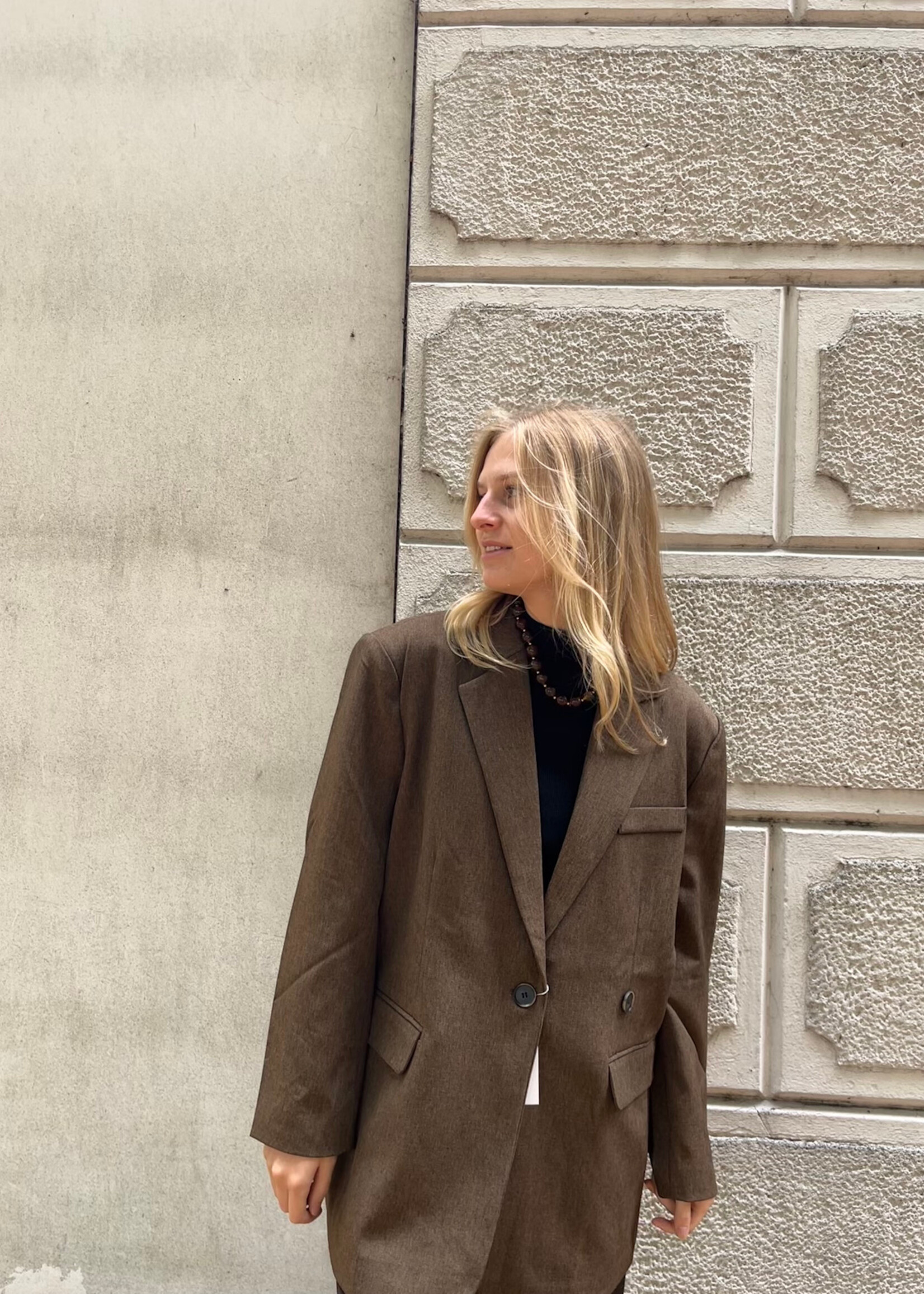 Flo Boutique Blazer Chloe Marron