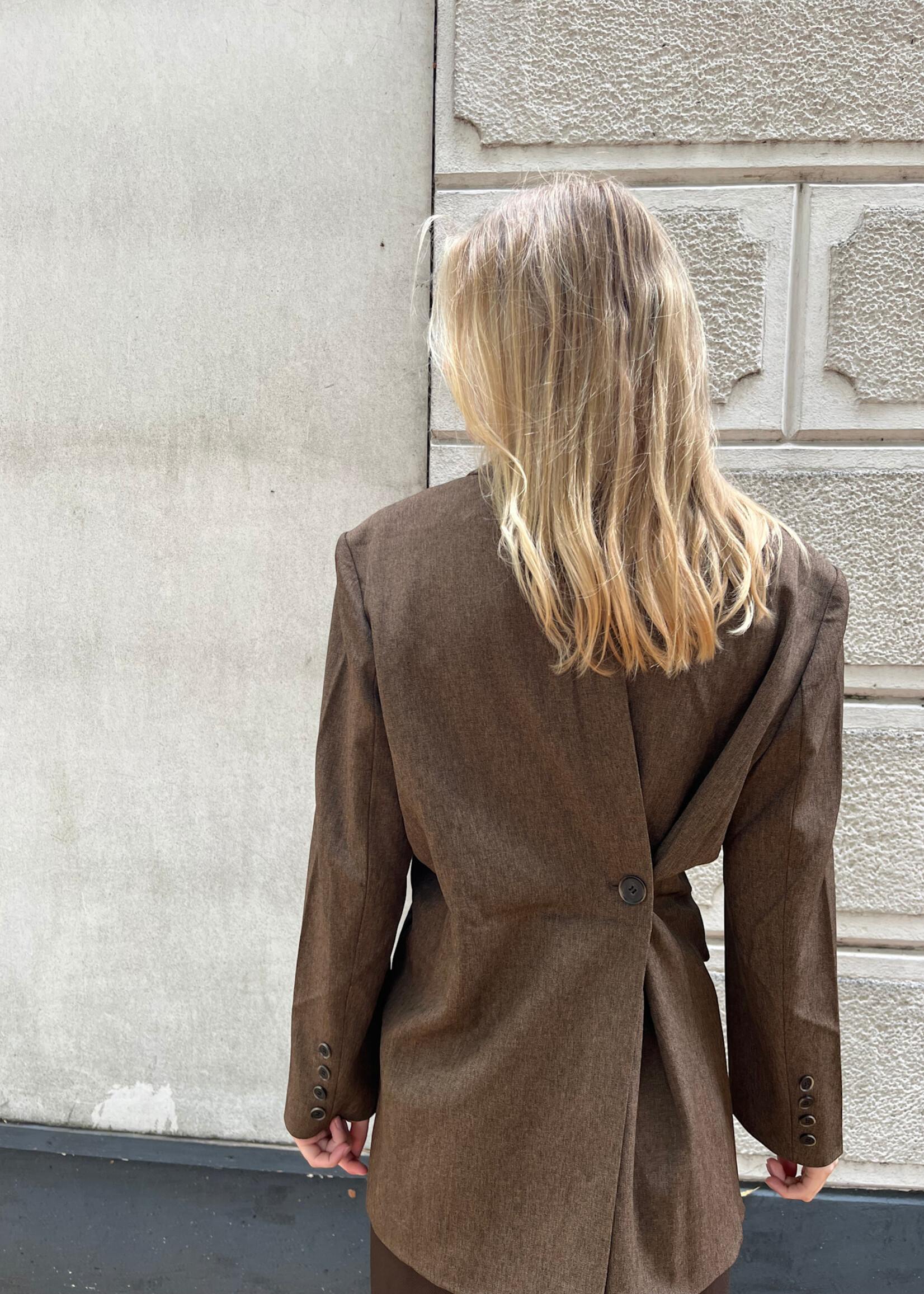 Flo Boutique Blazer Chloe Marron